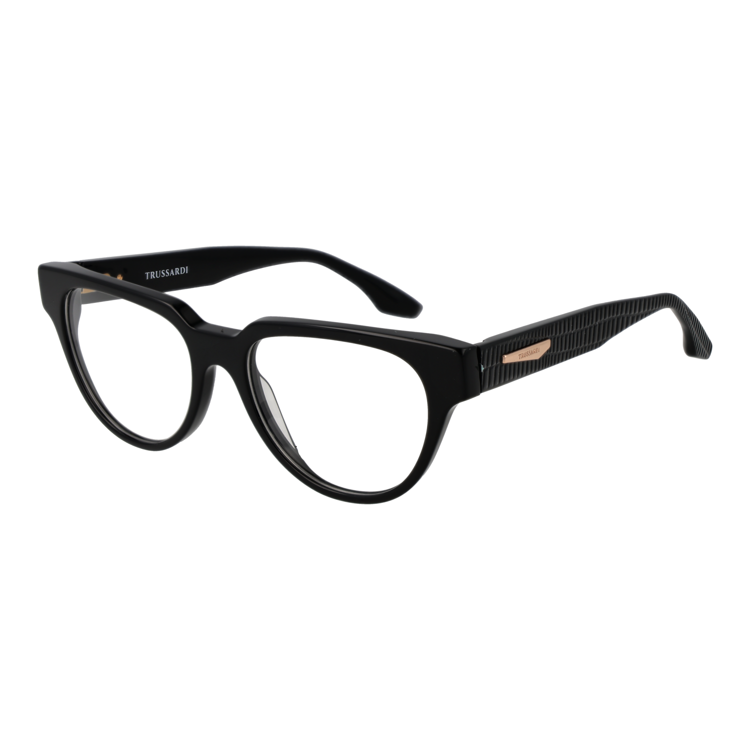 Trussardi Optical Frames Trussardi Eyeglasses Frames TSW6046 A01 53 Eyeglasses Eyewear designer
