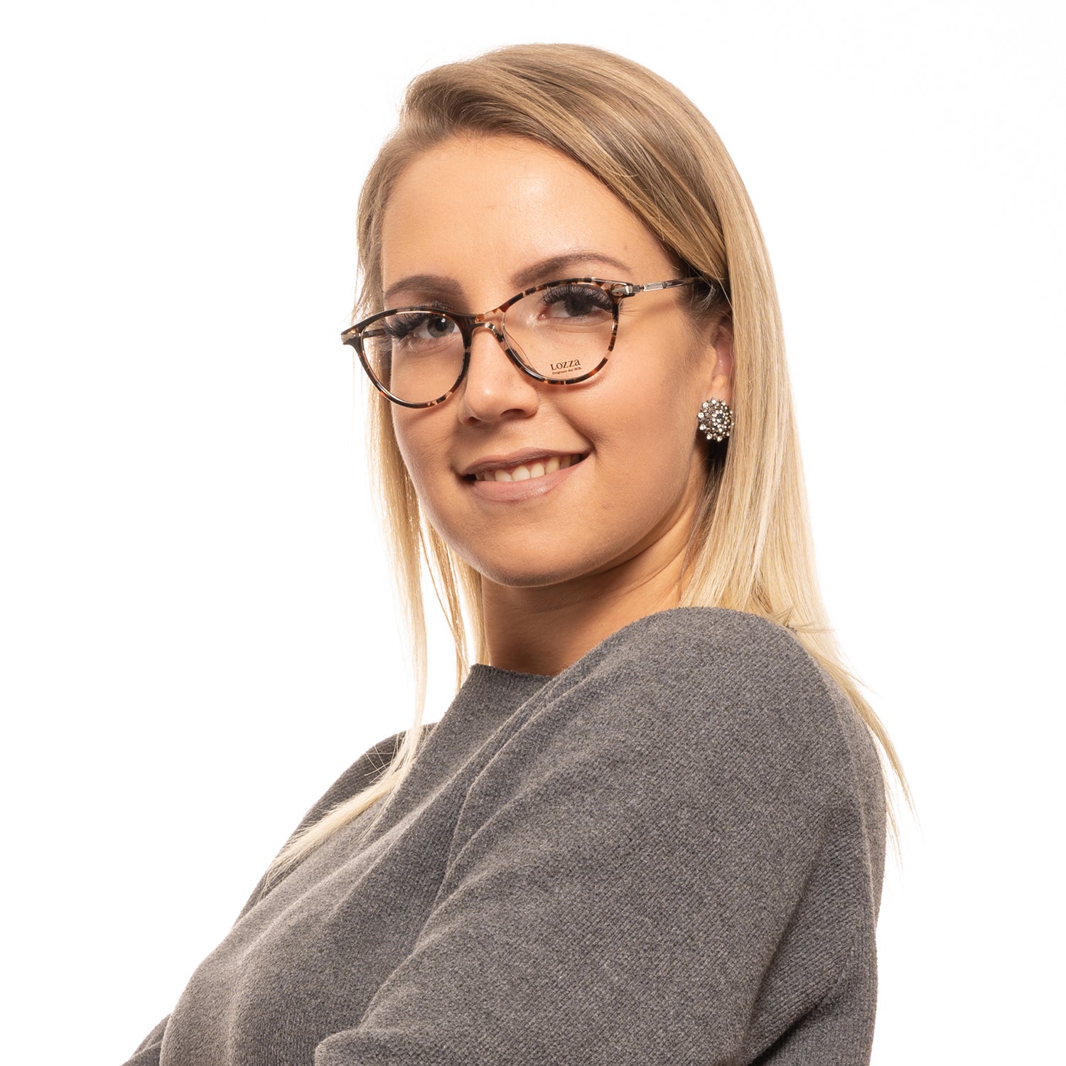 Lozza Frames Lozza Optical Frame VL4090 0810 50 Eyeglasses Eyewear UK USA Australia