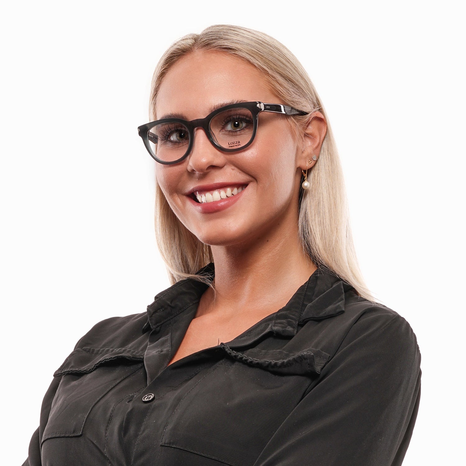 Lozza Frames Lozza Optical Frame VL4124 0T92 47 Eyeglasses Eyewear UK USA Australia