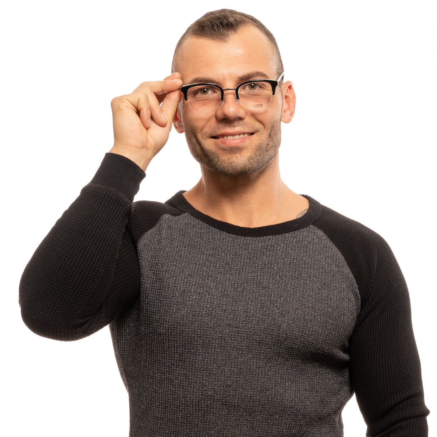 Lozza Frames Lozza Optical Frame VL4145 0BLK 48 Eyeglasses Eyewear UK USA Australia