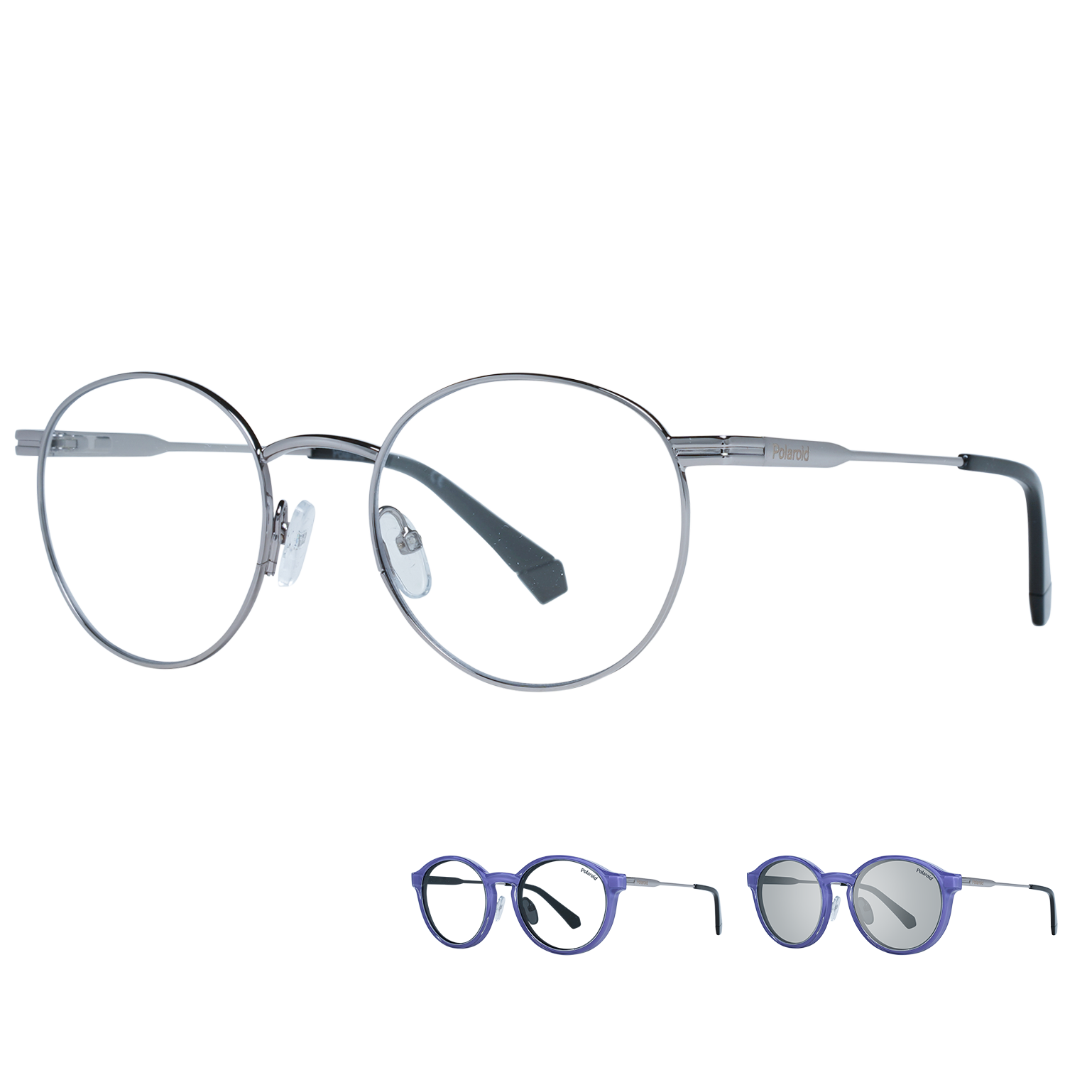 Polaroid Frames Polaroid Optical Frame PLD 6132/CS 6LB/M9 51 Sunglasses Clip Eyeglasses Eyewear UK USA Australia