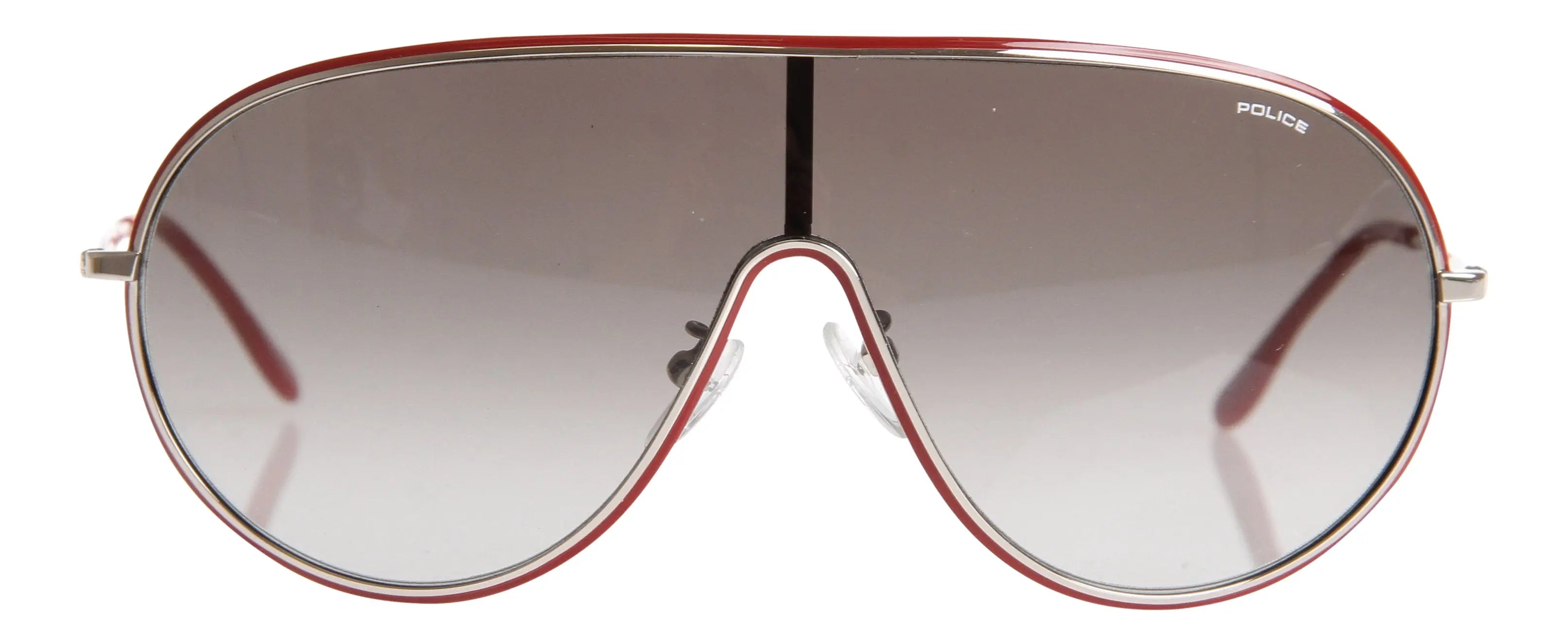 Police Sunglasses Police Sunglasses Unisex Oval Red S8639 N54 Eyeglasses Eyewear UK USA Australia