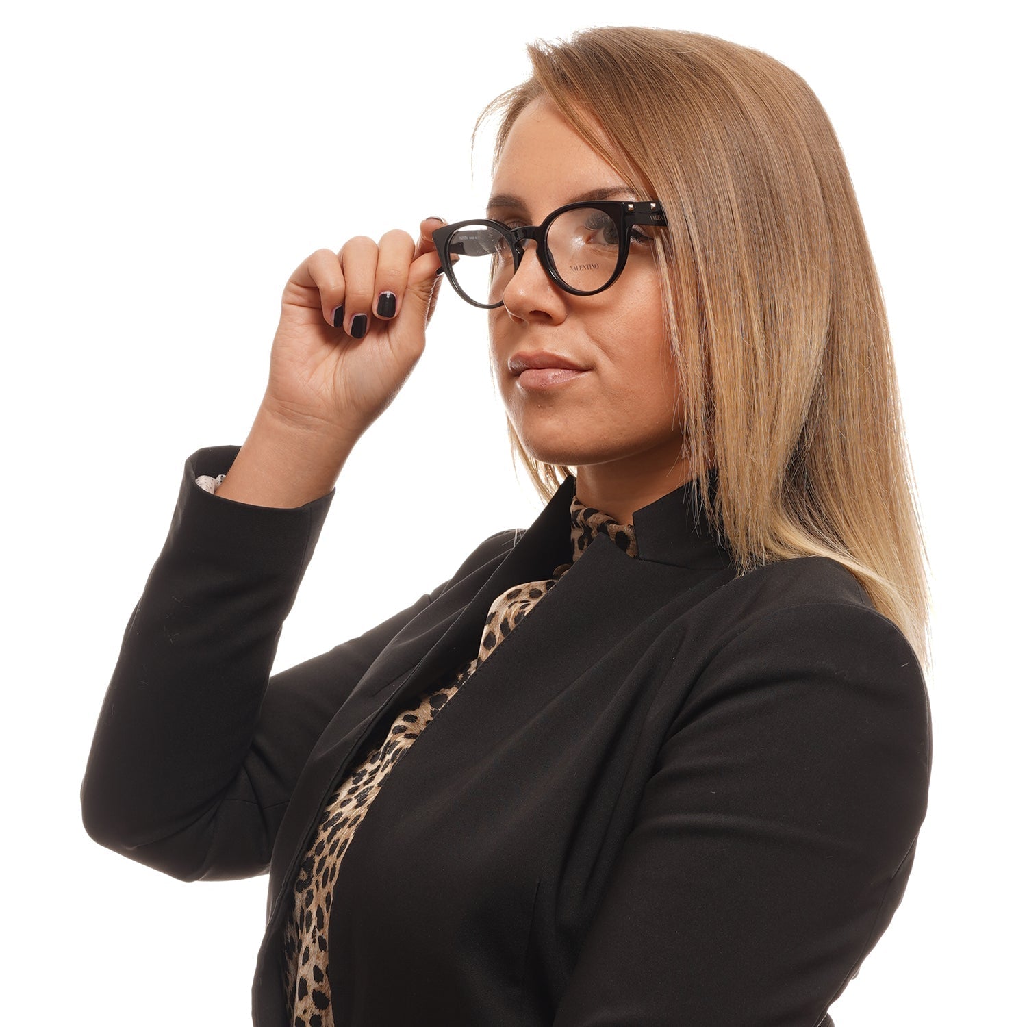 Valentino Frames Valentino Optical Frame Women's Black Oval Glasses 0VA3047 5001 49 Eyeglasses Eyewear UK USA Australia