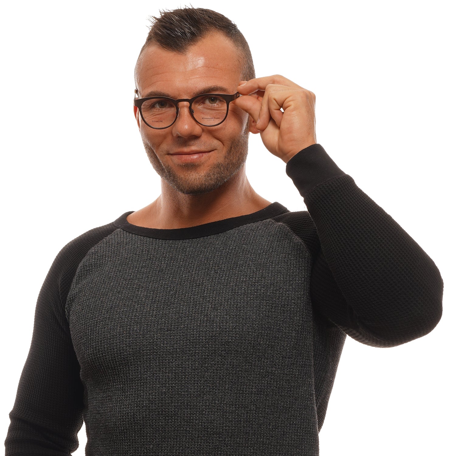 Zegna Couture Frames Zegna Couture Glasses Frames ZC5003 48 038 Titanium Eyeglasses Eyewear UK USA Australia