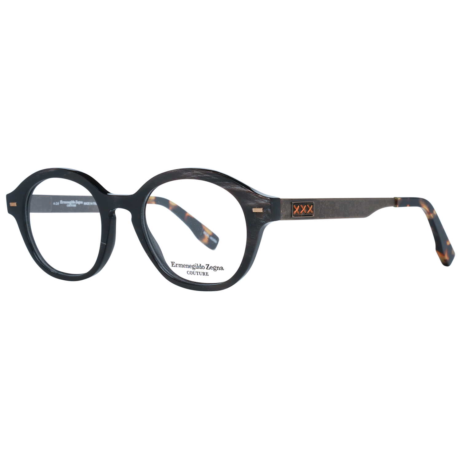 Zegna Couture Frames Zegna Couture Glasses Frames ZC5018 48 065 Horn Eyeglasses Eyewear UK USA Australia