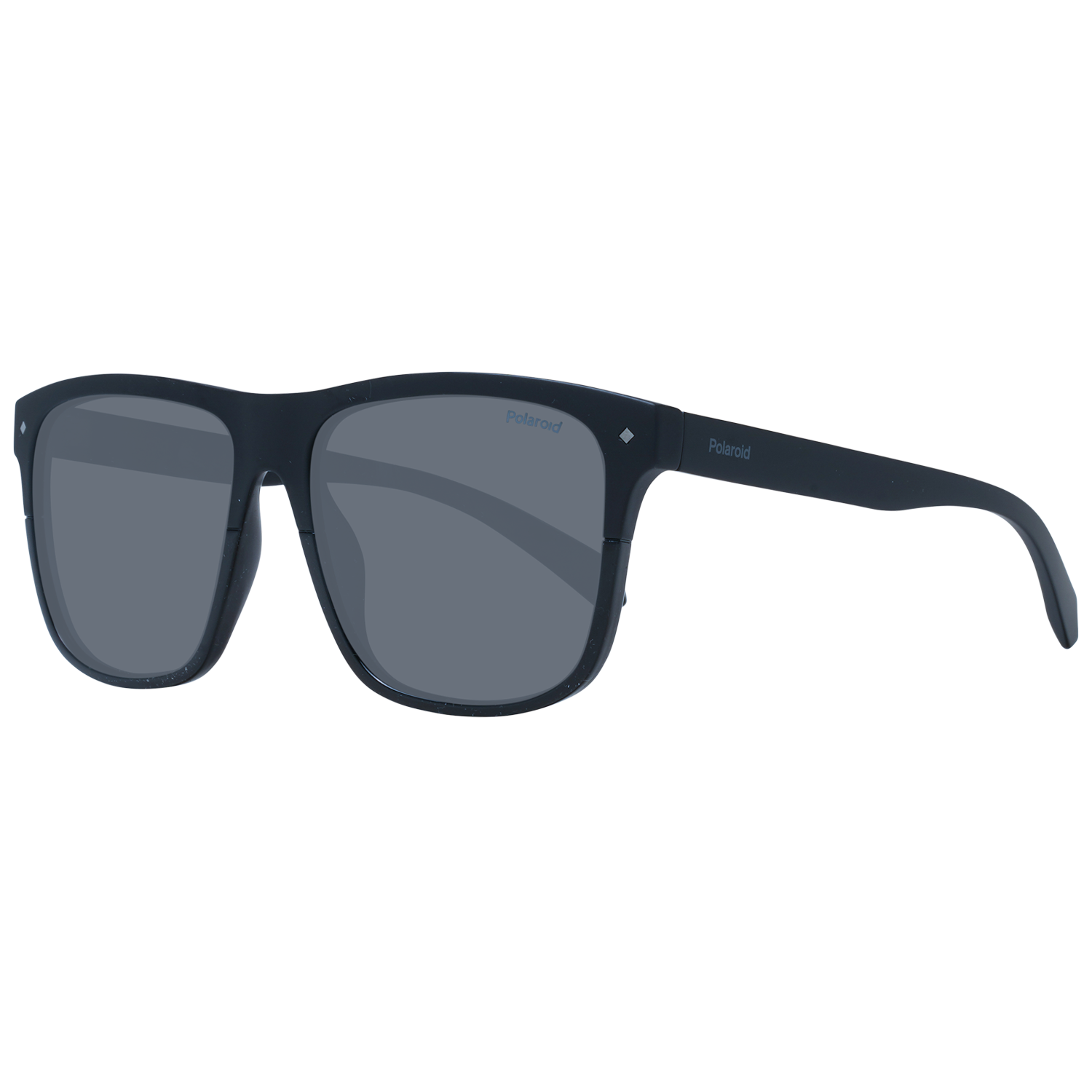 Polaroid Sunglasses Black Rectangular PLD 6041/S 807M9 Polarized 56mm