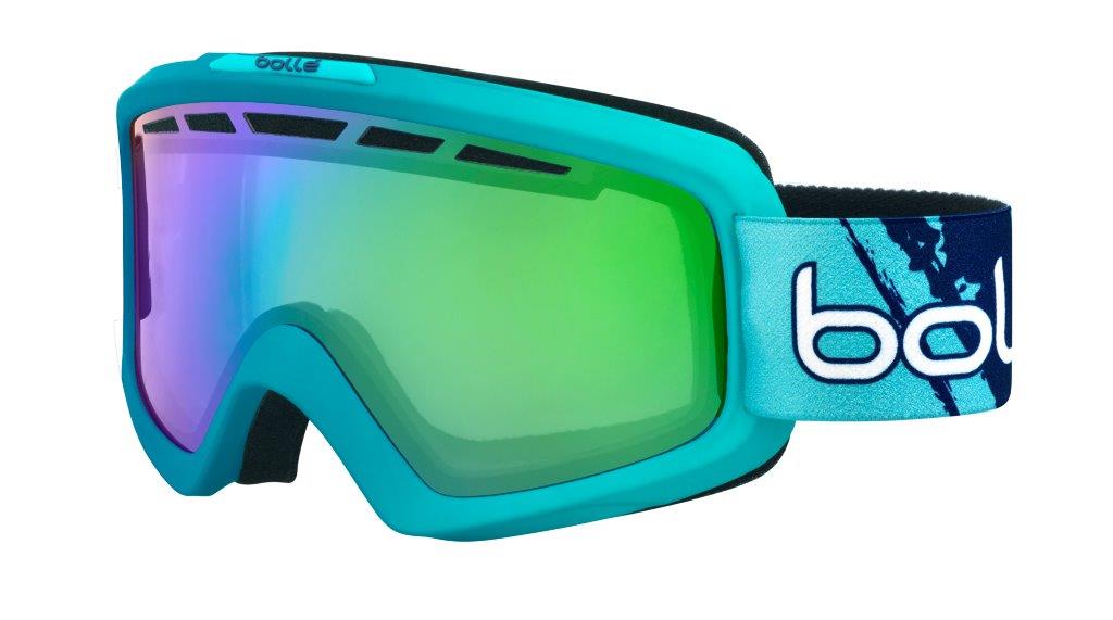 Bolle Eyeglasses Bolle Ski Goggle Unisex Blue Mirrored 21466 Nova II Medium-Large Eyeglasses Eyewear UK USA Australia 