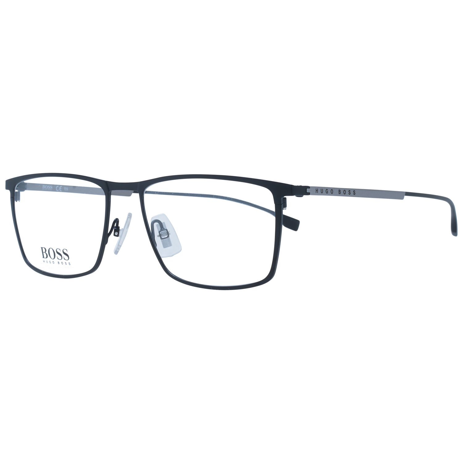 Hugo Boss Eyeglasses Boss Glasses Frames BOSS 00976 00317 55mm Titanium Men Black Rectangular Eyeglasses Eyewear UK USA Australia 