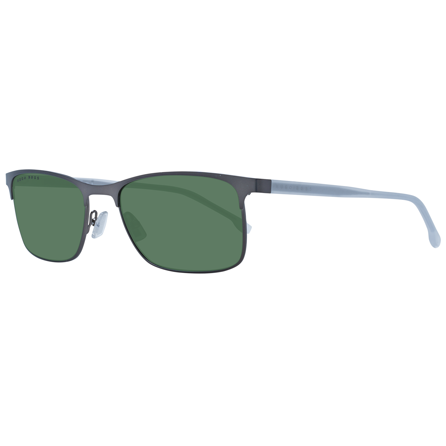 Hugo Boss Sunglasses Boss Sunglasses BOSS 0967/IT/S FREQT 56mm - Grey/Green Stainless Steel Rectangular Eyeglasses Eyewear UK USA Australia 