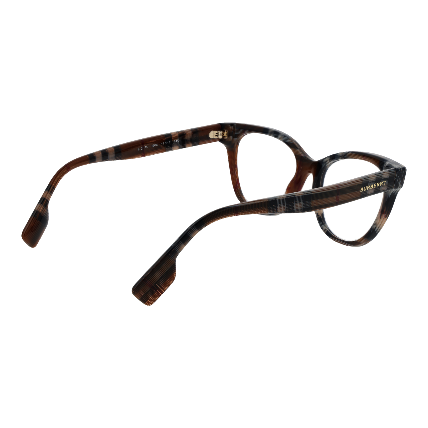 Burberry Eyeglasses Burberry Eyeglasses Frames 0BE2375 3966 Brown Cat Eye Full-Rim 51mm Eyeglasses Eyewear designer