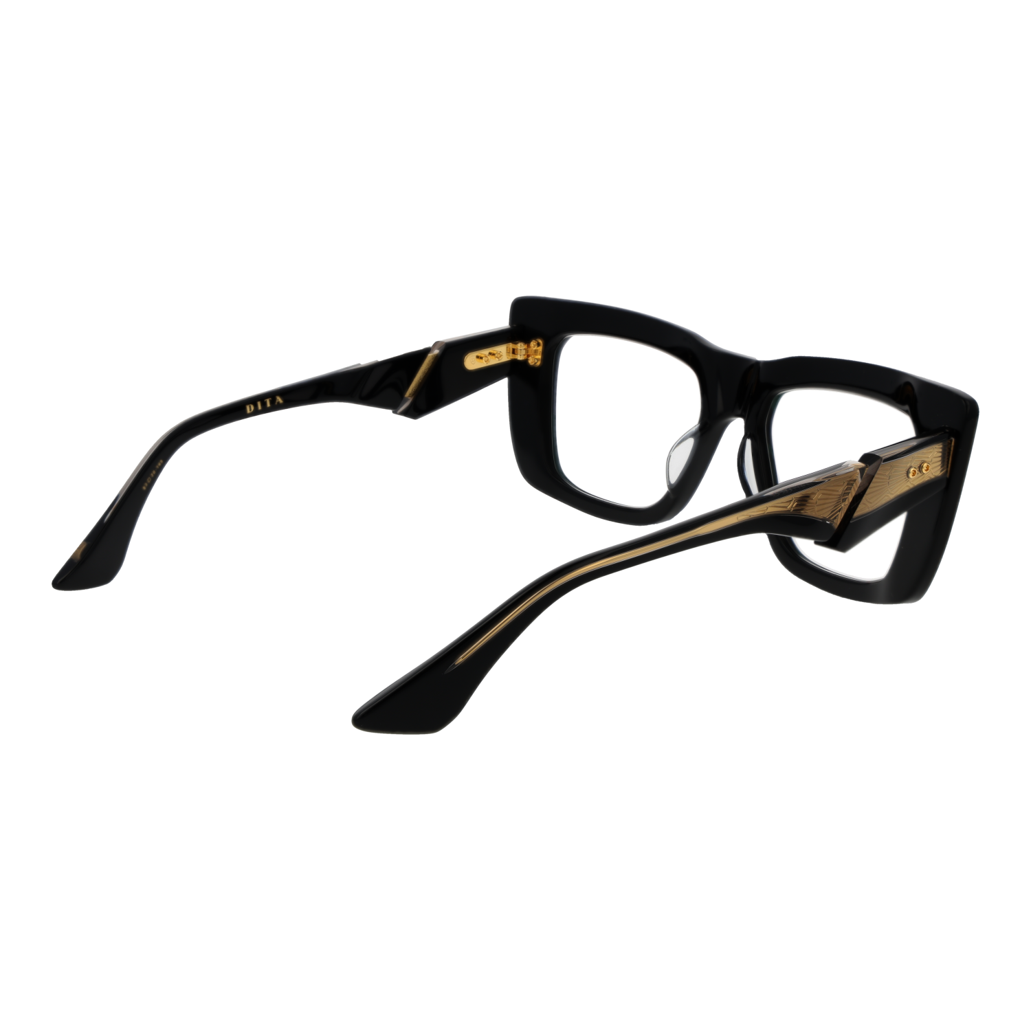 Dita Eyeglasses Dita Eyeglasses DTX437-A-01 Mahine Black Butterfly Full Rim 52mm Unisex Eyeglasses Eyewear designer