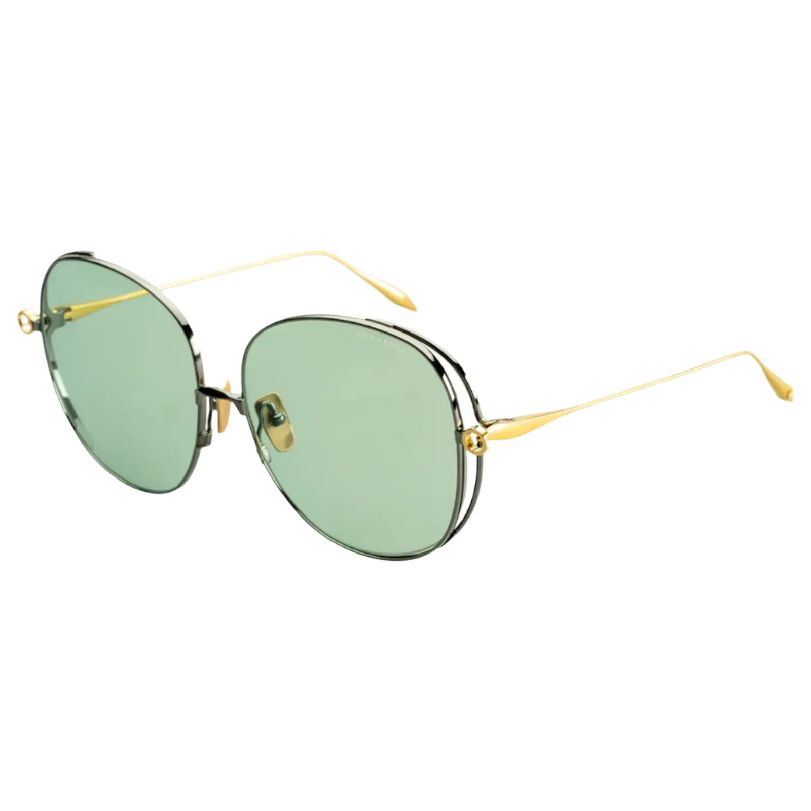 Dita Sunglasses Dita Sunglasses DTS156-A-03 AROHZ -  Black Palladium/Gold Titanium Round Eyeglasses Eyewear UK USA Australia 