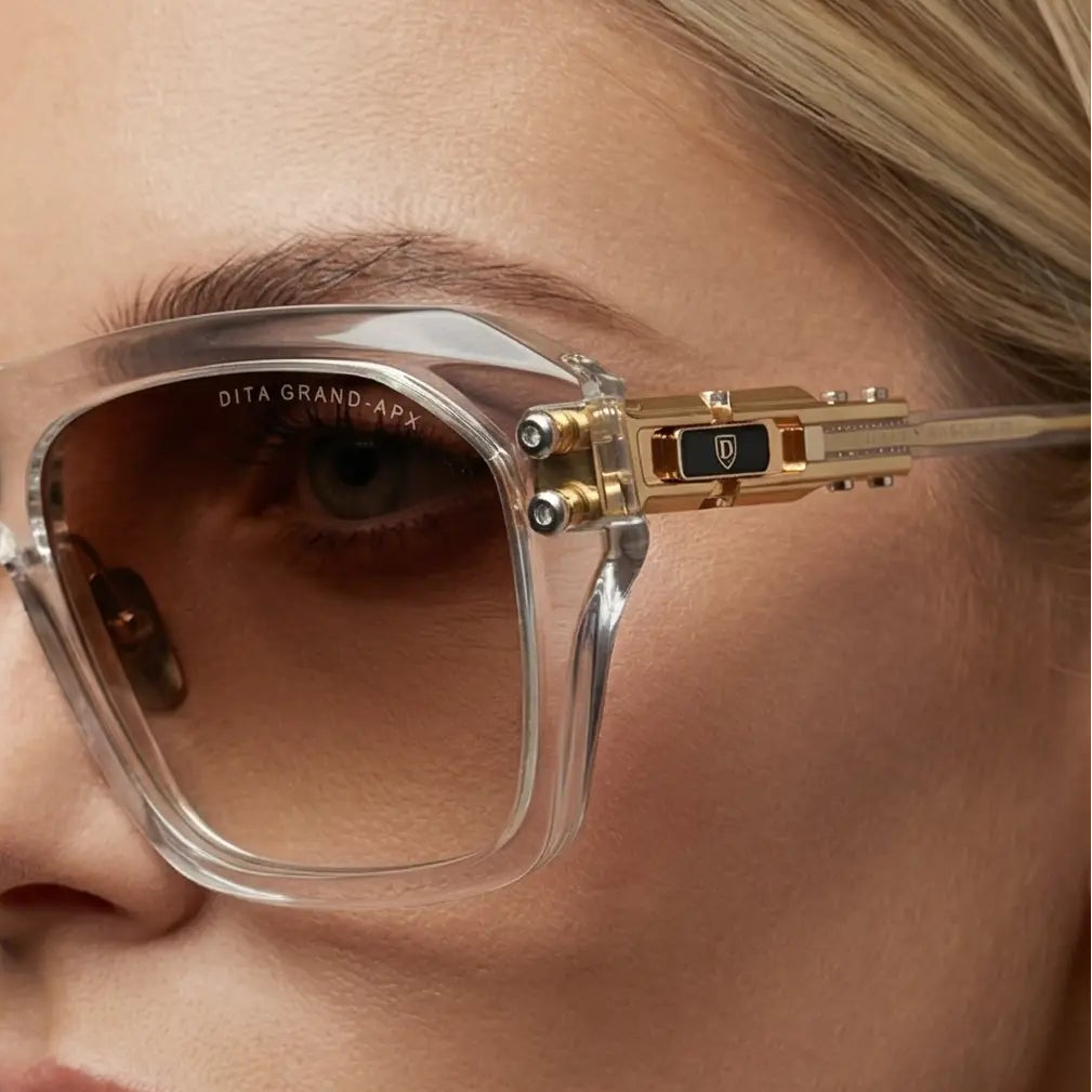 Dita Sunglasses Dita Sunglasses DTS417-A-02 Grand-APX Transparent Square Gradient 57mm Eyeglasses Eyewear designer