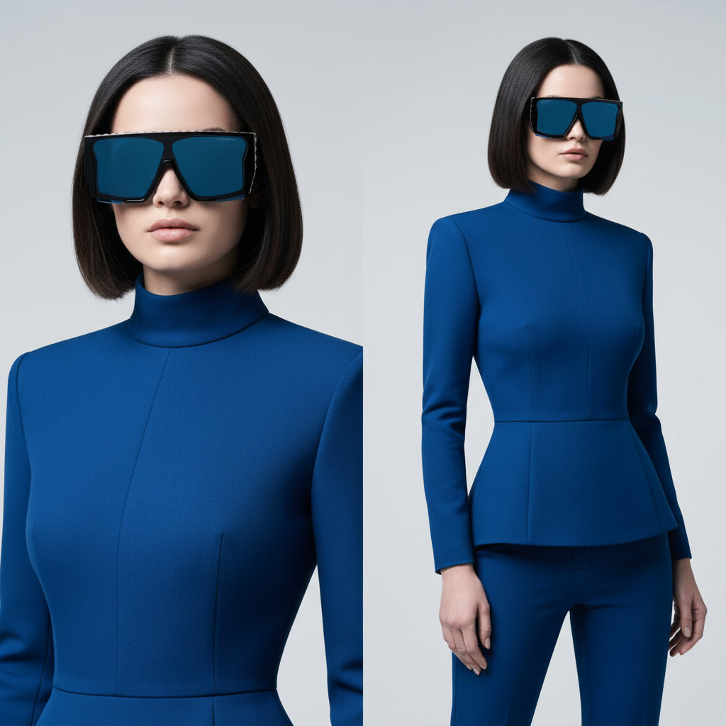 Dita Sunglasses Dita Sunglasses DTS429-A-01 Subdrop Black Mono Lens Shield 137mm Eyeglasses Eyewear designer