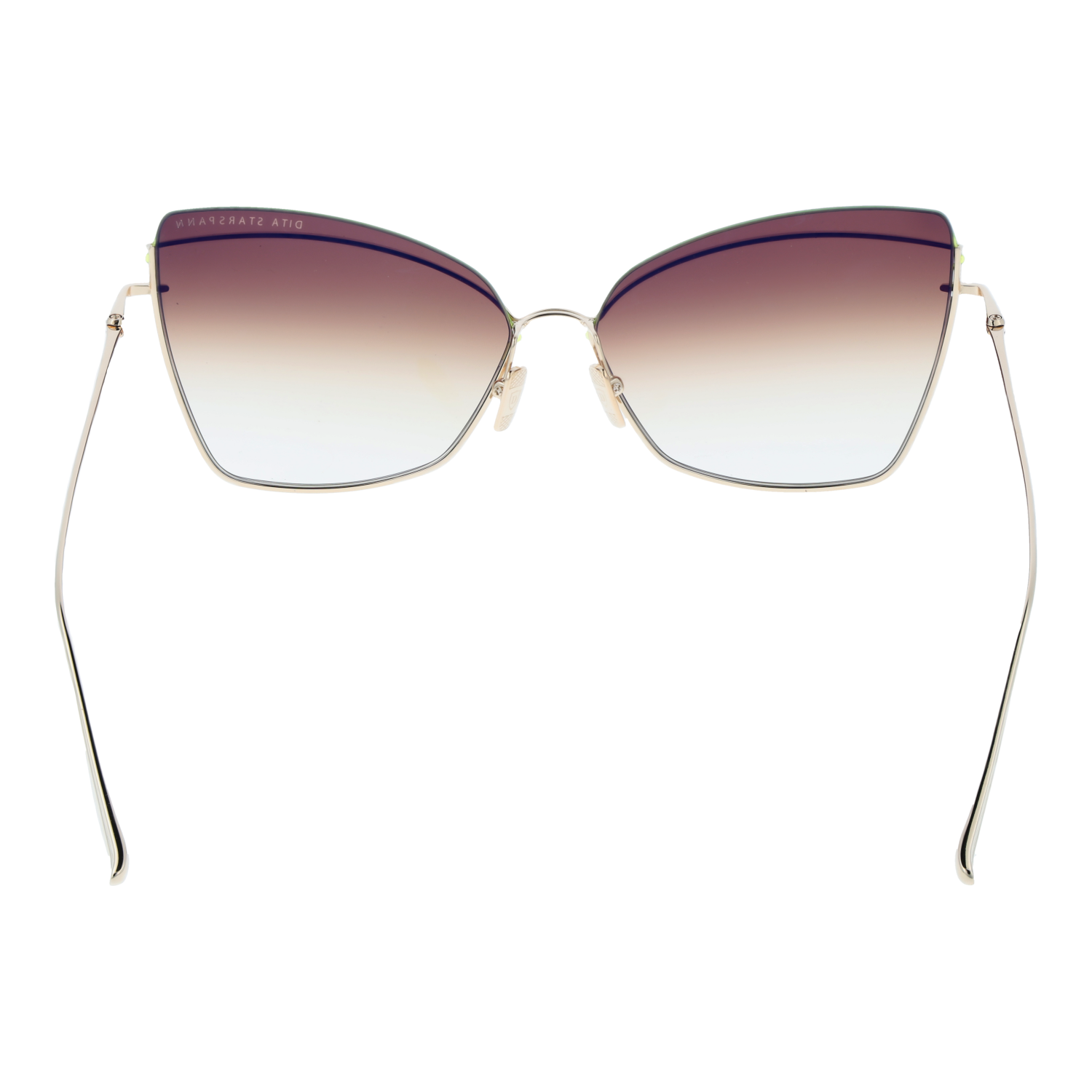 Dita Sunglasses Dita Sunglasses DTS531 01 Gold Butterfly Gradient Brown 61mm Eyeglasses Eyewear designer