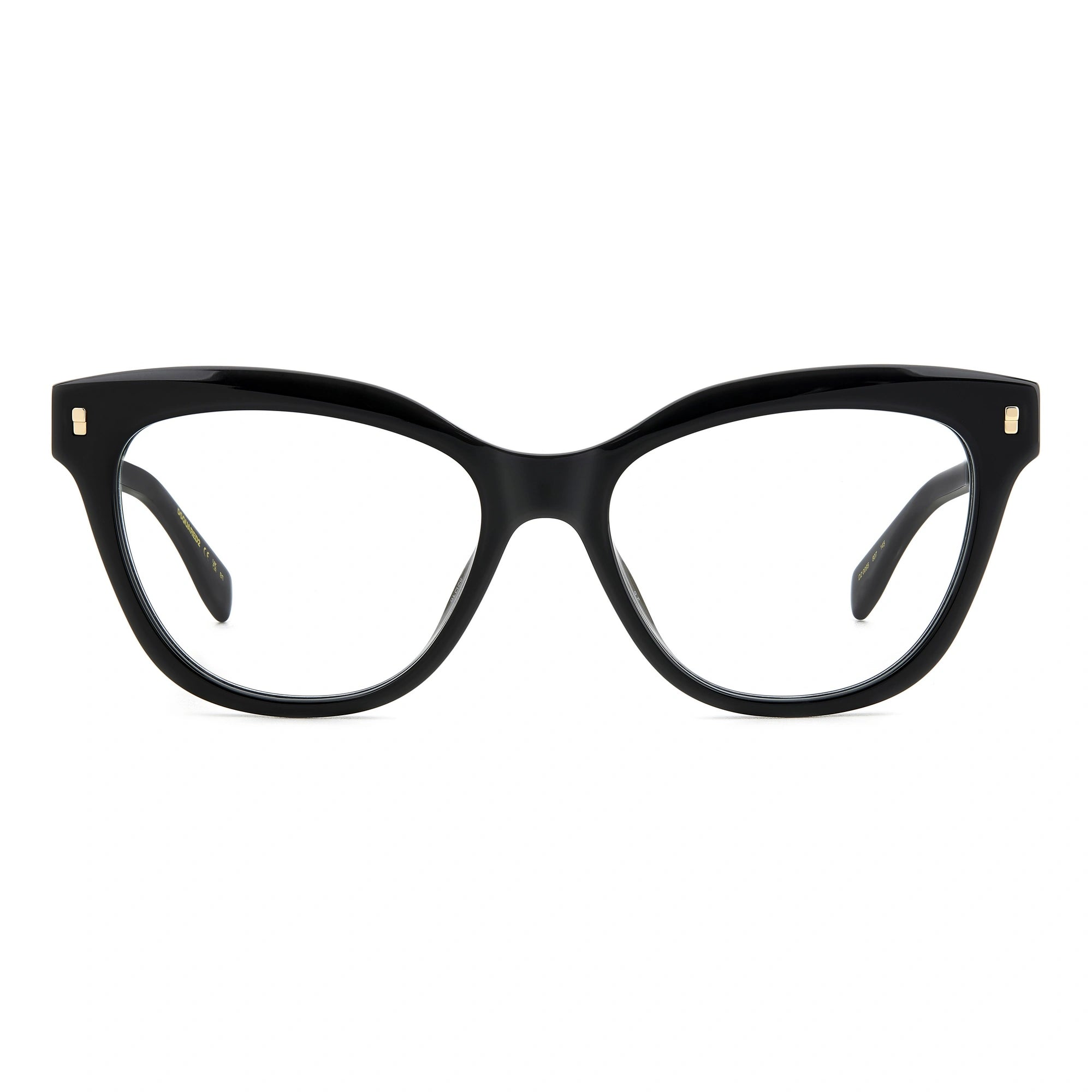 Dsquared2 Eyeglasses Dsquared2 Glasses Frames D2 0095 807 52mm Women Black Cat Eye Eyeglasses Eyewear UK USA Australia 