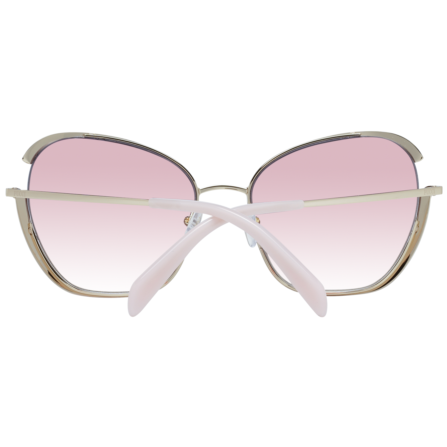 Emilio Pucci Sunglasses Emilio Pucci Sunglasses EP0131 32T 58mm - Women Gold/Rose Gradient Butterfly Full-Rim Eyeglasses Eyewear UK USA Australia 