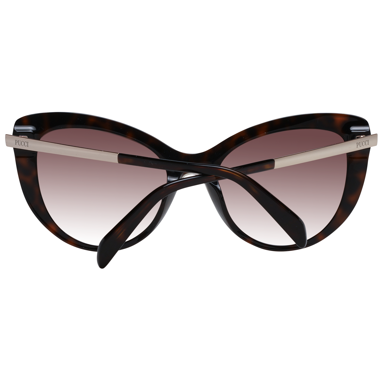 Emilio Pucci Sunglasses Emilio Pucci Sunglasses EP0191 74F 56mm - Women Brown/Brown Gradient Cat-Eye Full-Rim Eyeglasses Eyewear UK USA Australia 