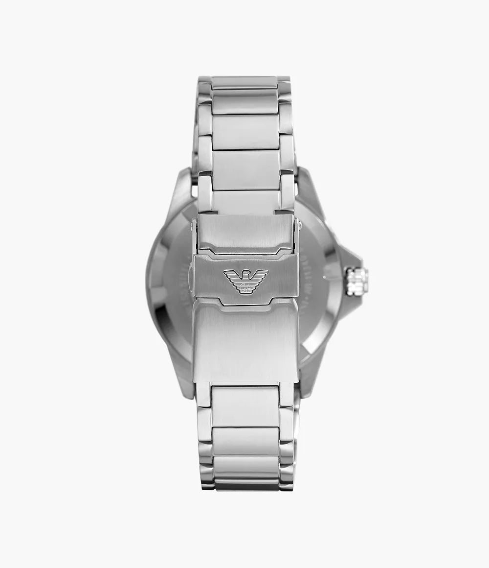 Emporio Armani Watches Emporio Armani Men's Watch AR11339 Stainless Steel Luxury Silver-Tone Timepiece Eyeglasses Eyewear UK USA Australia 