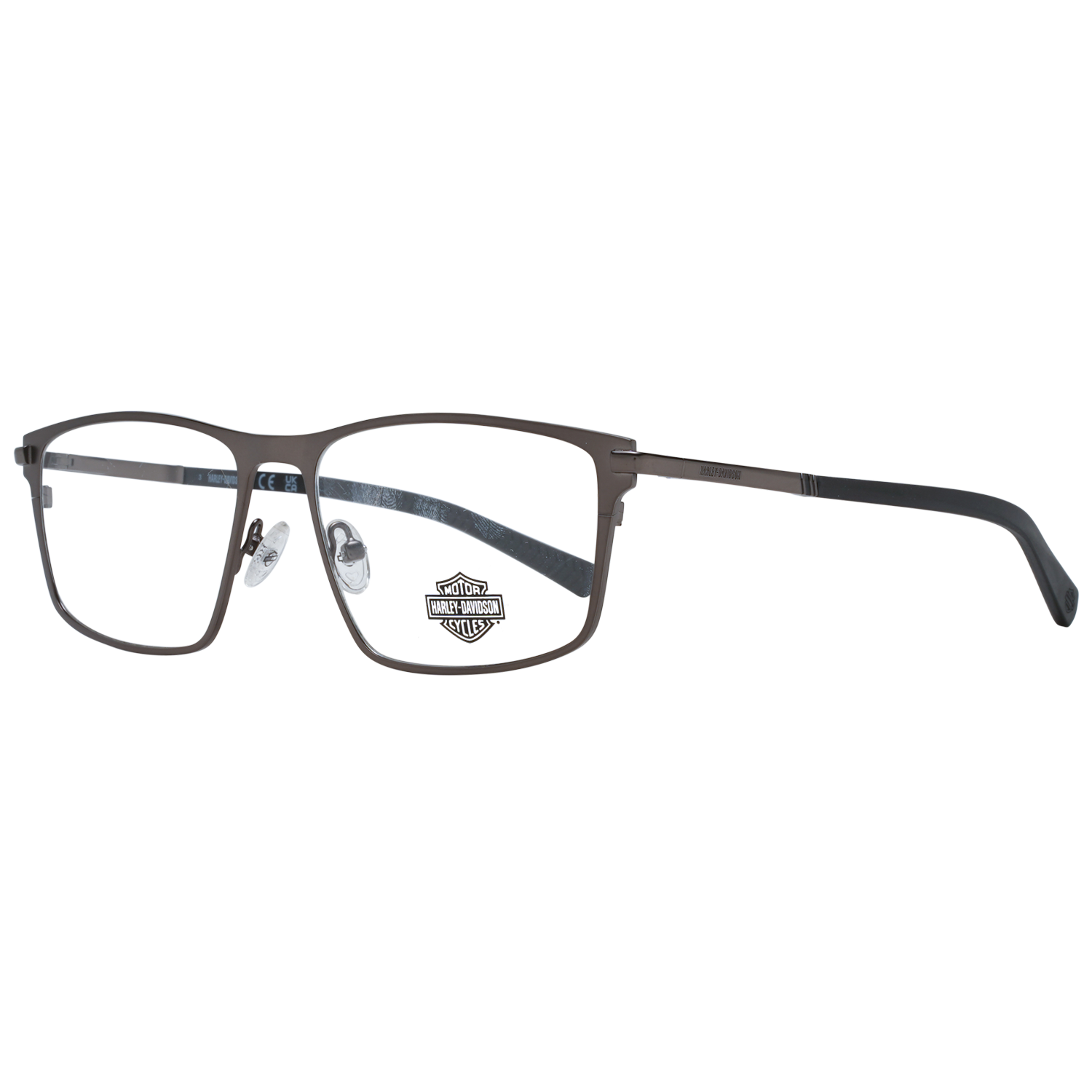 Harley-Davidson Frames Harley-Davidson Glasses Frames HD0978 009 57mm - Men Gunmetal Grey Rectangular Full-Rim Eyeglasses Eyewear UK USA Australia 