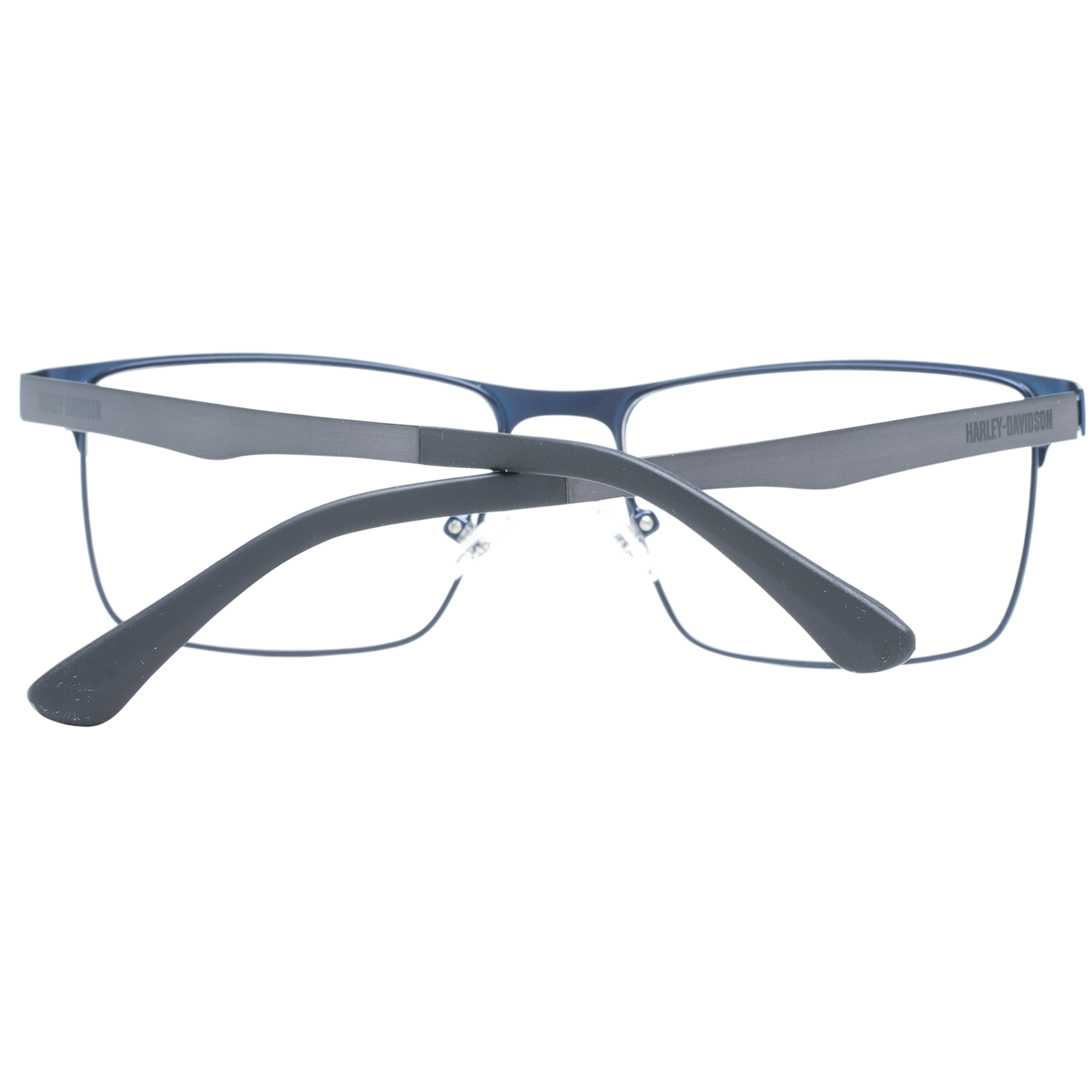 Harley-Davidson Frames Harley-Davidson Glasses HD0795 091 54mm - Blue Metal Full-Rim Rectangular Frames Eyeglasses Eyewear UK USA Australia 