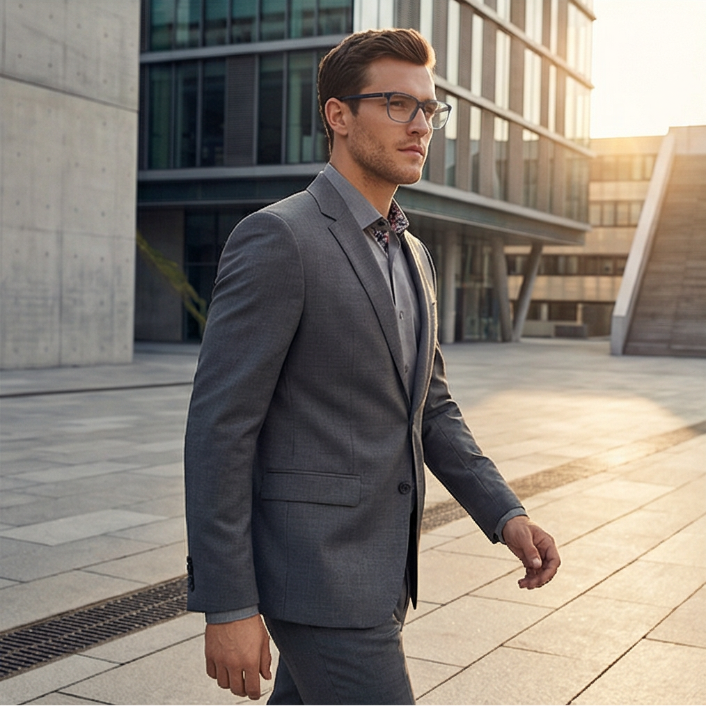 Hugo Boss Eyeglasses Hugo Boss Eyeglasses BOSS 1300/U JBW15 Blue Rectangular Frames 57mm Eyeglasses Eyewear designer