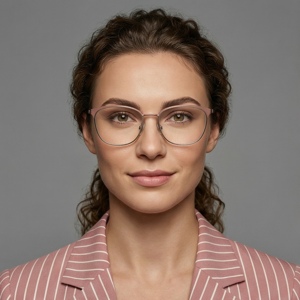 Hugo Boss Eyeglasses Hugo Boss Eyeglasses Frames BOSS 1165 8KJ 53mm Women Rose Rectangular Eyeglasses Eyewear designer