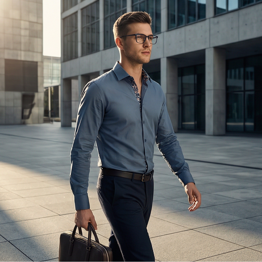 Hugo Boss Eyeglasses Hugo Boss Eyeglasses Frames BOSS 1242 IPQ18 56mm Men Blue Rectangular Eyeglasses Eyewear designer