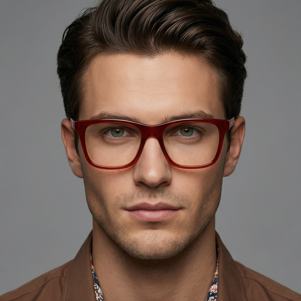 Hugo Boss Eyeglasses Hugo Boss Eyeglasses HG 1201 GLN18 Brown Rectangular Full Rim Acetate Frames 52mm Eyeglasses Eyewear designer