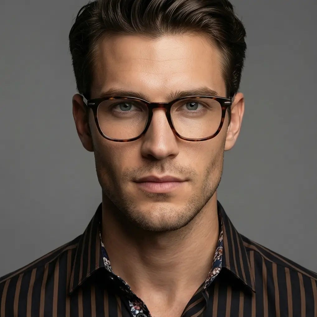 Hugo Boss Eyeglasses Hugo Boss Eyeglasses HG 1227 86 Brown Rectangle Full Rim Acetate Frames 51mm Eyeglasses Eyewear designer