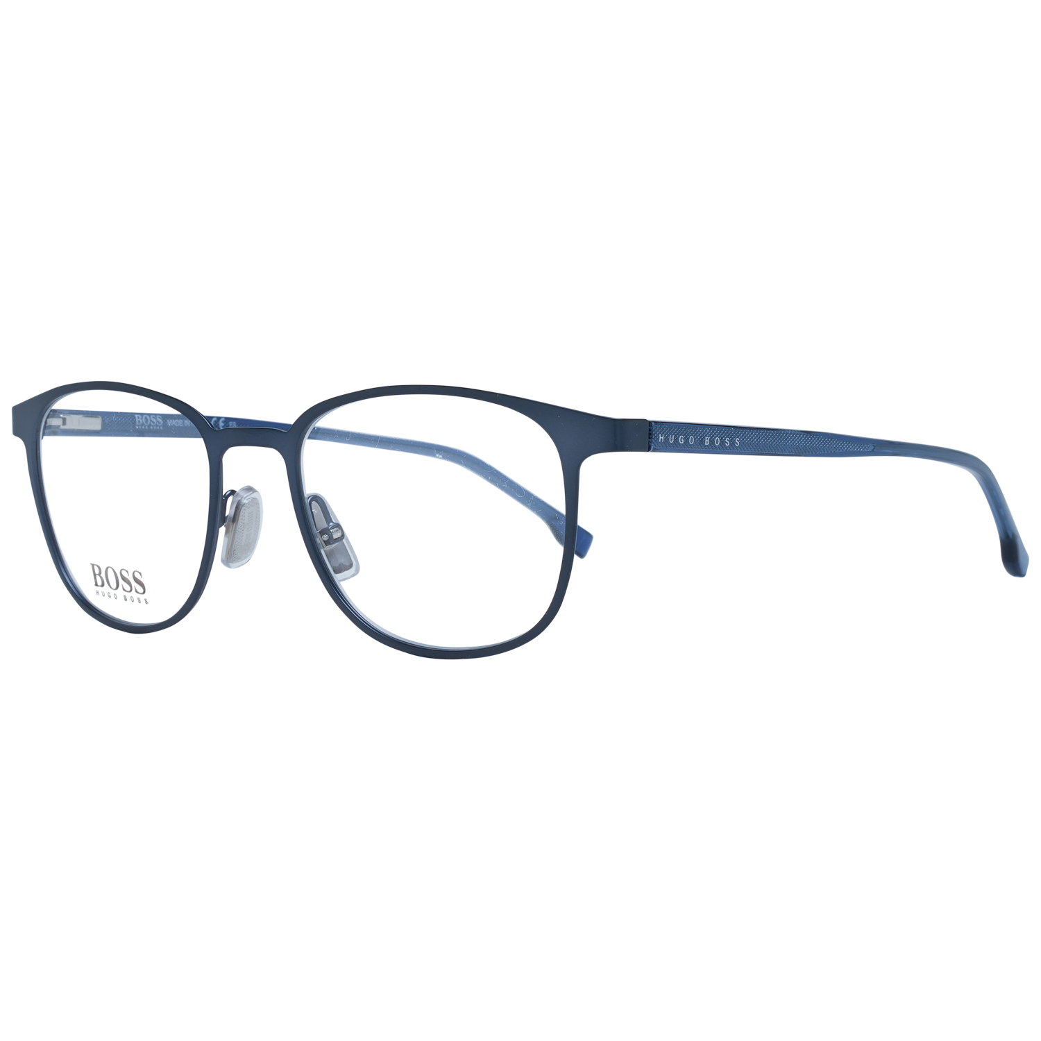 Hugo Boss Eyeglasses Hugo Boss Glasses Frames BOSS 1089/IT FLL19 53mm Men Blue Rectangular Eyeglasses Eyewear UK USA Australia 