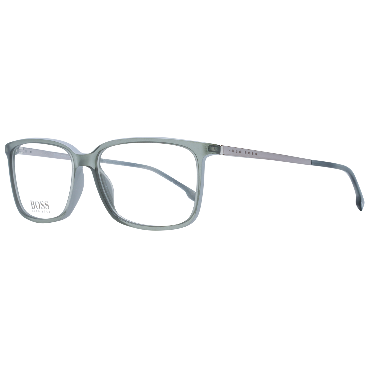 Hugo Boss Eyeglasses Hugo Boss Glasses Frames BOSS 1185/IT KB715 56mm Men Grey Rectangular Eyeglasses Eyewear UK USA Australia 