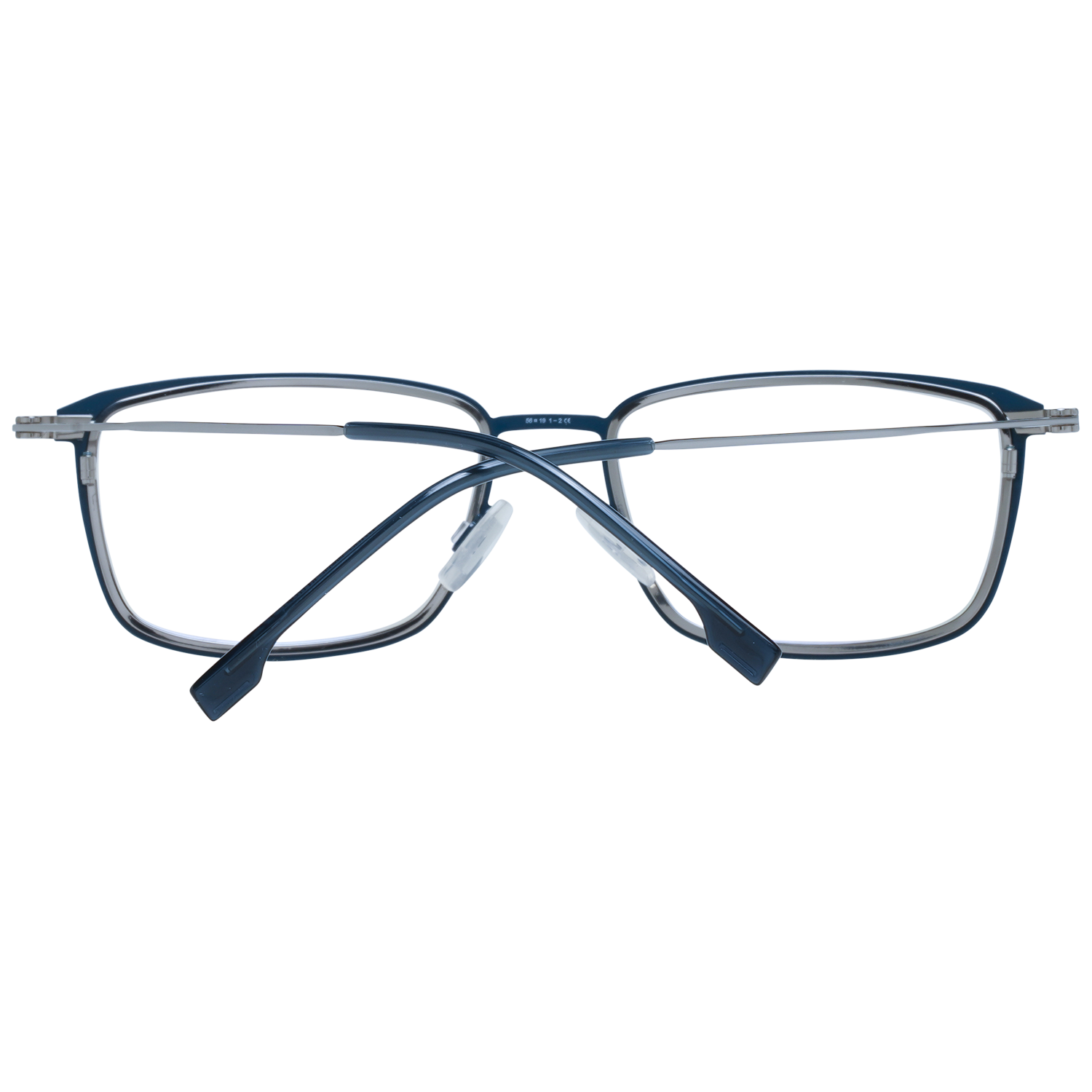 Hugo Boss Eyeglasses Hugo Boss Glasses Frames BOSS 1197 KU019 56mm Titanium Men Blue Rectangular Eyeglasses Eyewear UK USA Australia 