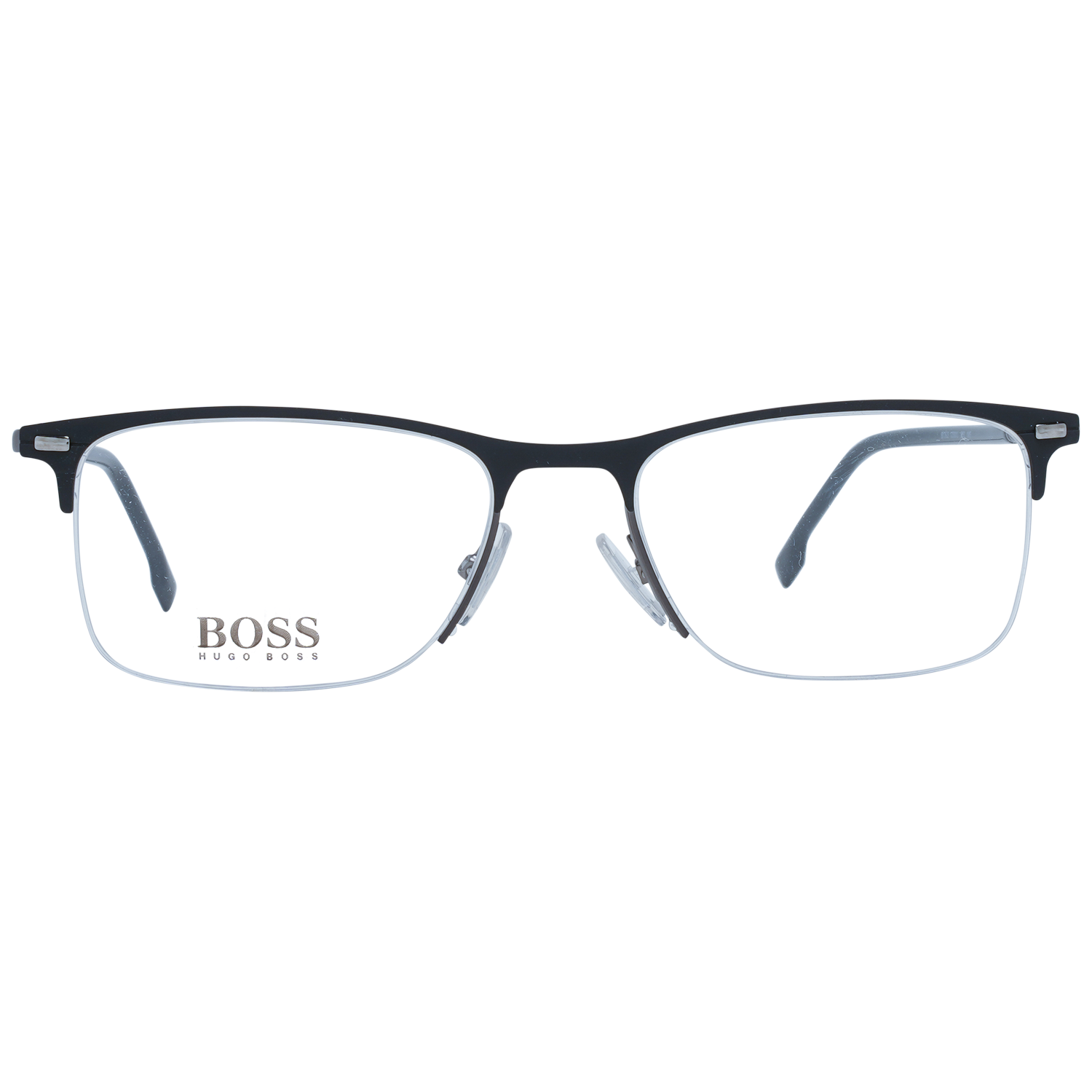 Hugo Boss Eyeglasses Hugo Boss Glasses Frames BOSS 1230/U 00319 57mm Men Black Rectangular Eyeglasses Eyewear UK USA Australia 