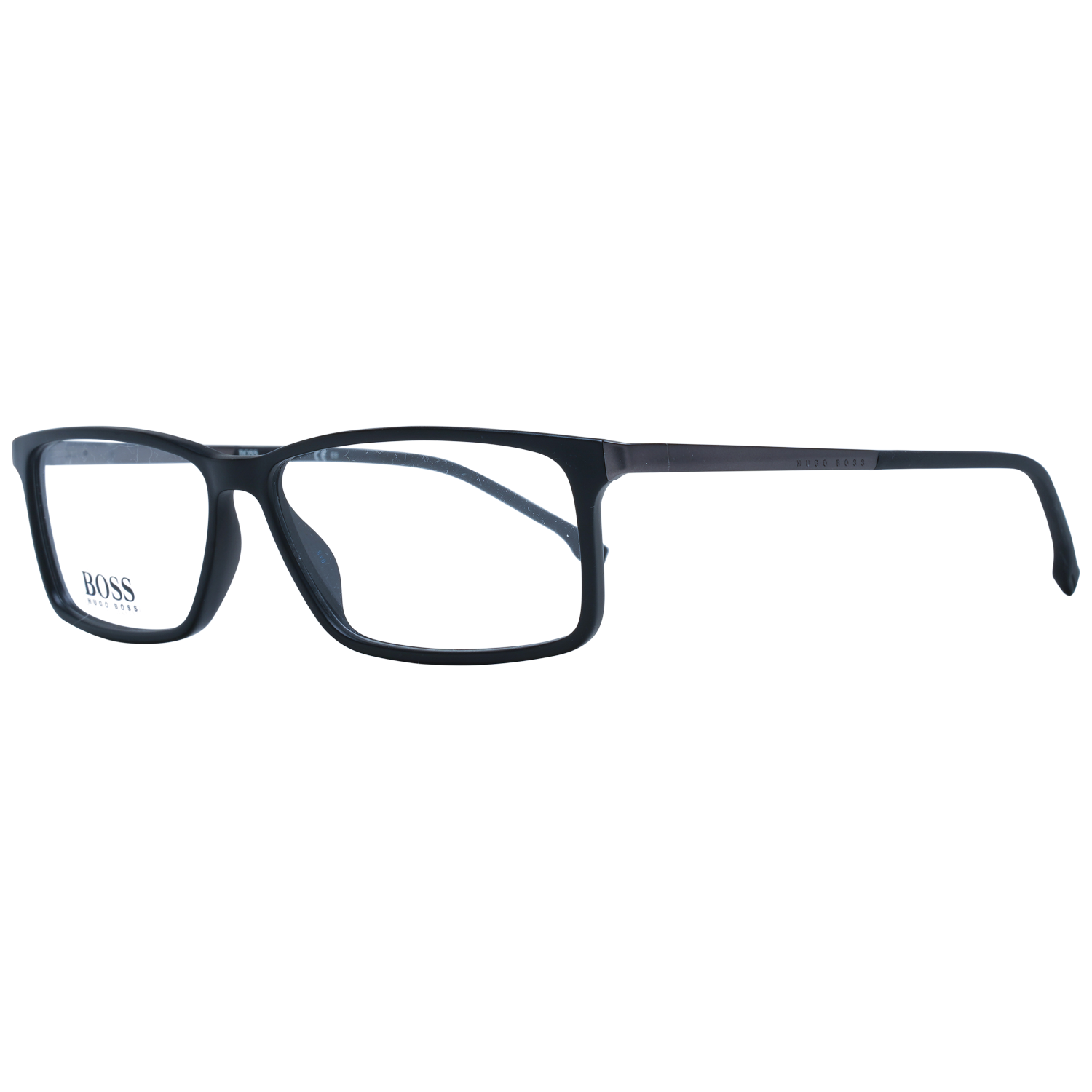 Hugo Boss Eyeglasses Hugo Boss Glasses Frames BOSS 1250 00313 57mm Men Black Rectangular Eyeglasses Eyewear UK USA Australia 