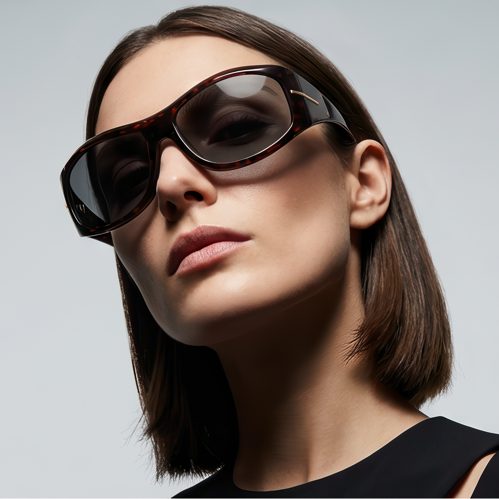 Hugo Boss Sunglasses Hugo Boss Sunglasses Women Brown Rectangular Grey Wraparound BOSS 1653/S 086IR 70mm Eyeglasses Eyewear designer