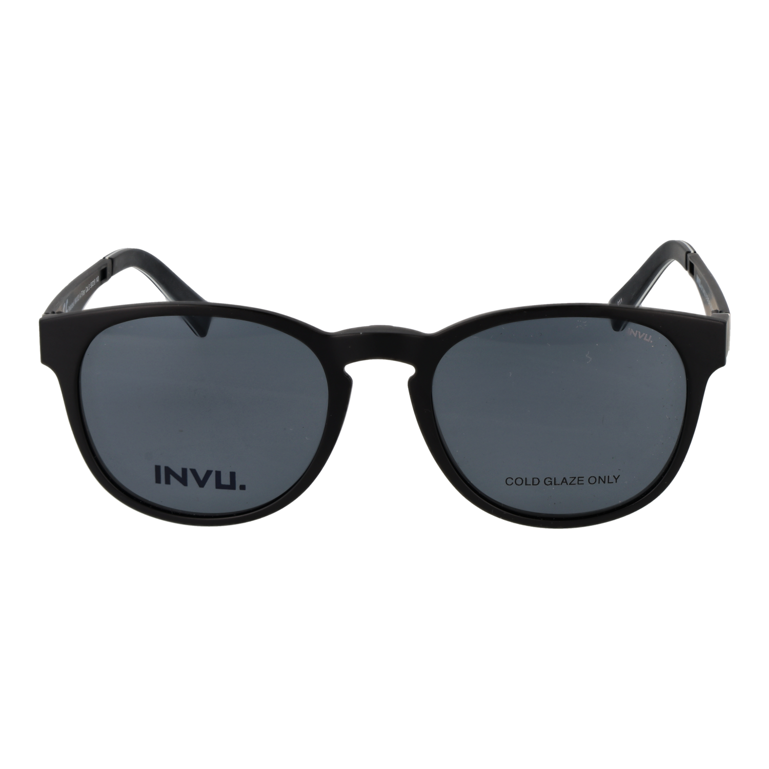 Invu Frames with Sunglasses-Clips Invu Frames with Sunglasses-Clips M4103 AY 50 Eyeglasses Eyewear designer