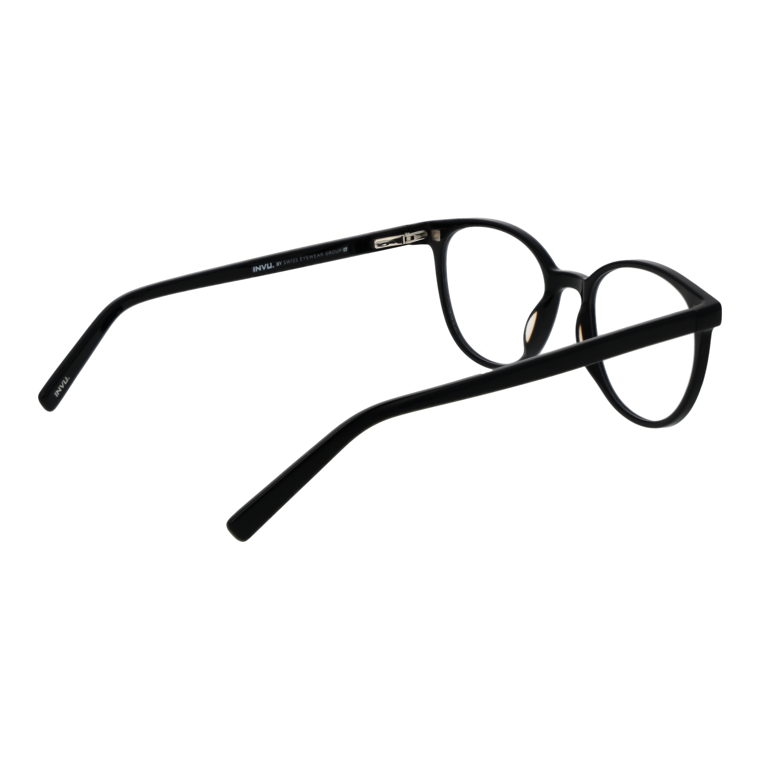 Invu Frames with Sunglasses-Clips Invu Frames with Sunglasses-Clips M4262 A 50 Eyeglasses Eyewear designer