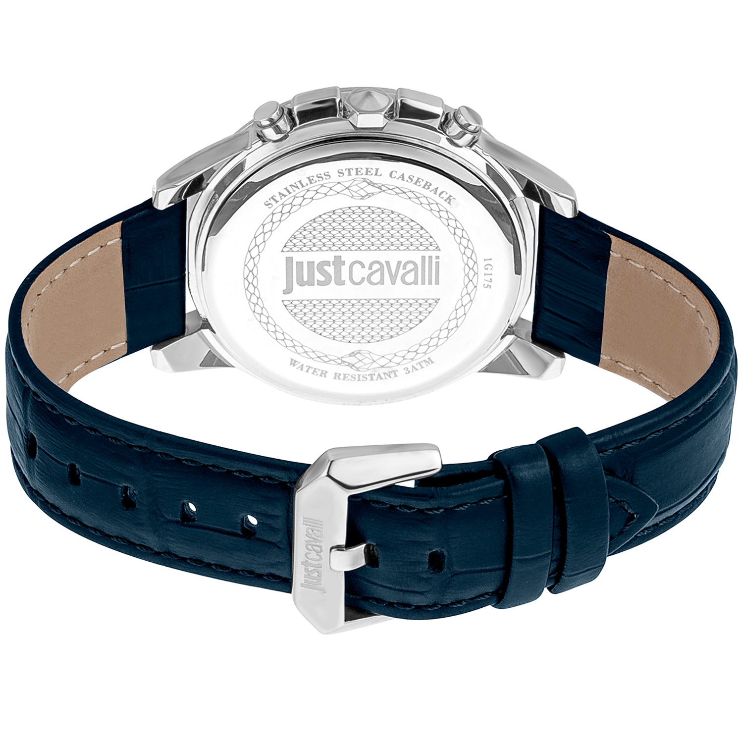 Just Cavalli Watches Just Cavalli Watch Men's Blue Quartz JC1G175L0225 Eyeglasses Eyewear UK USA Australia 
