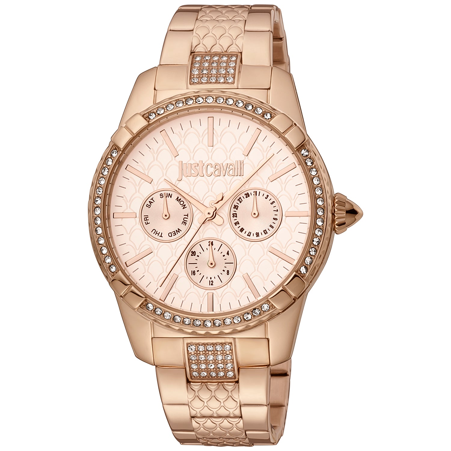 Just Cavalli Watches Just Cavalli Women's Rose Gold Quartz Watch JC1L173M0065 Eyeglasses Eyewear UK USA Australia 