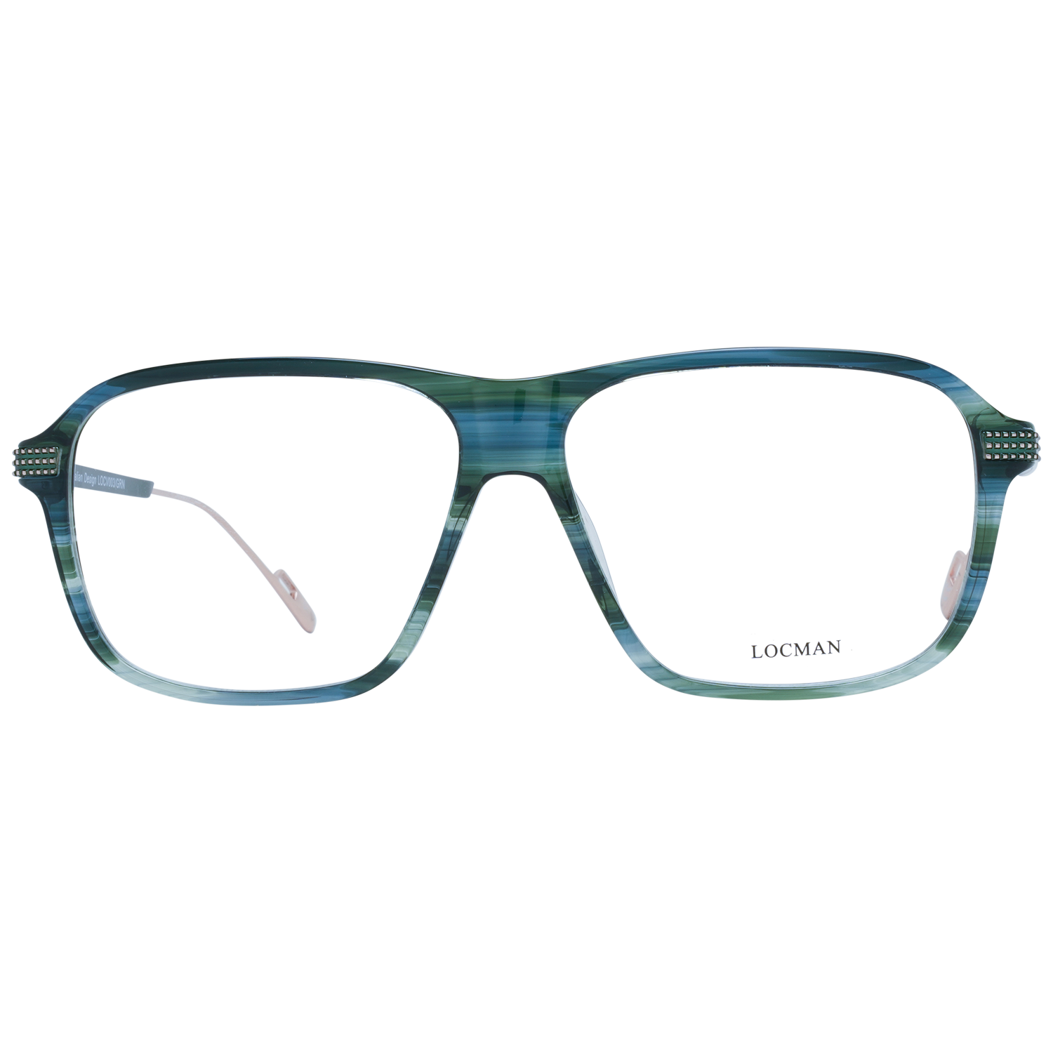 Locman Optical Frames Locman Glasses Frames LOCV003 GRN 58 Eyeglasses Eyewear designer