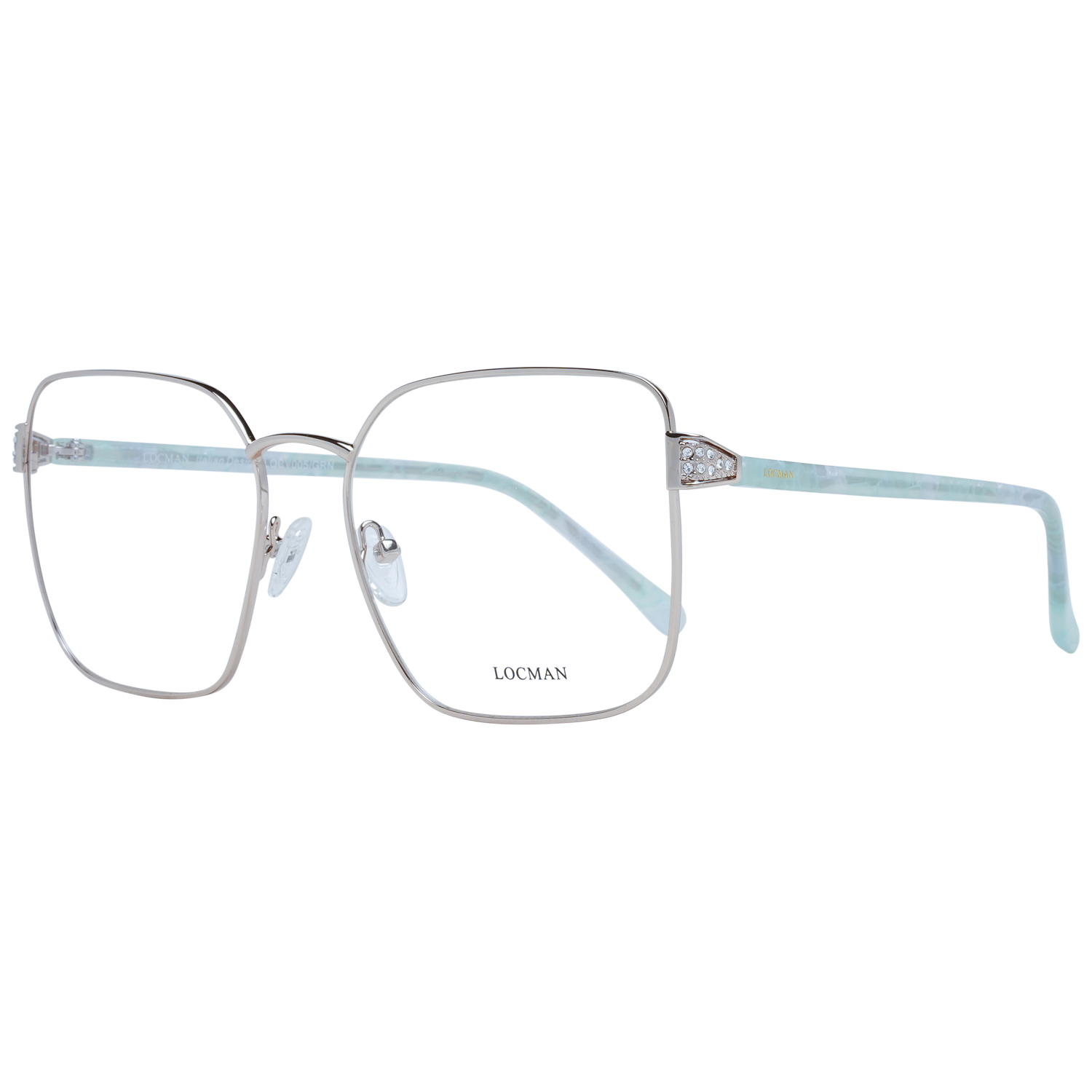 Locman Optical Frames Locman Glasses Frames LOCV005 GRN 57 Eyeglasses Eyewear designer