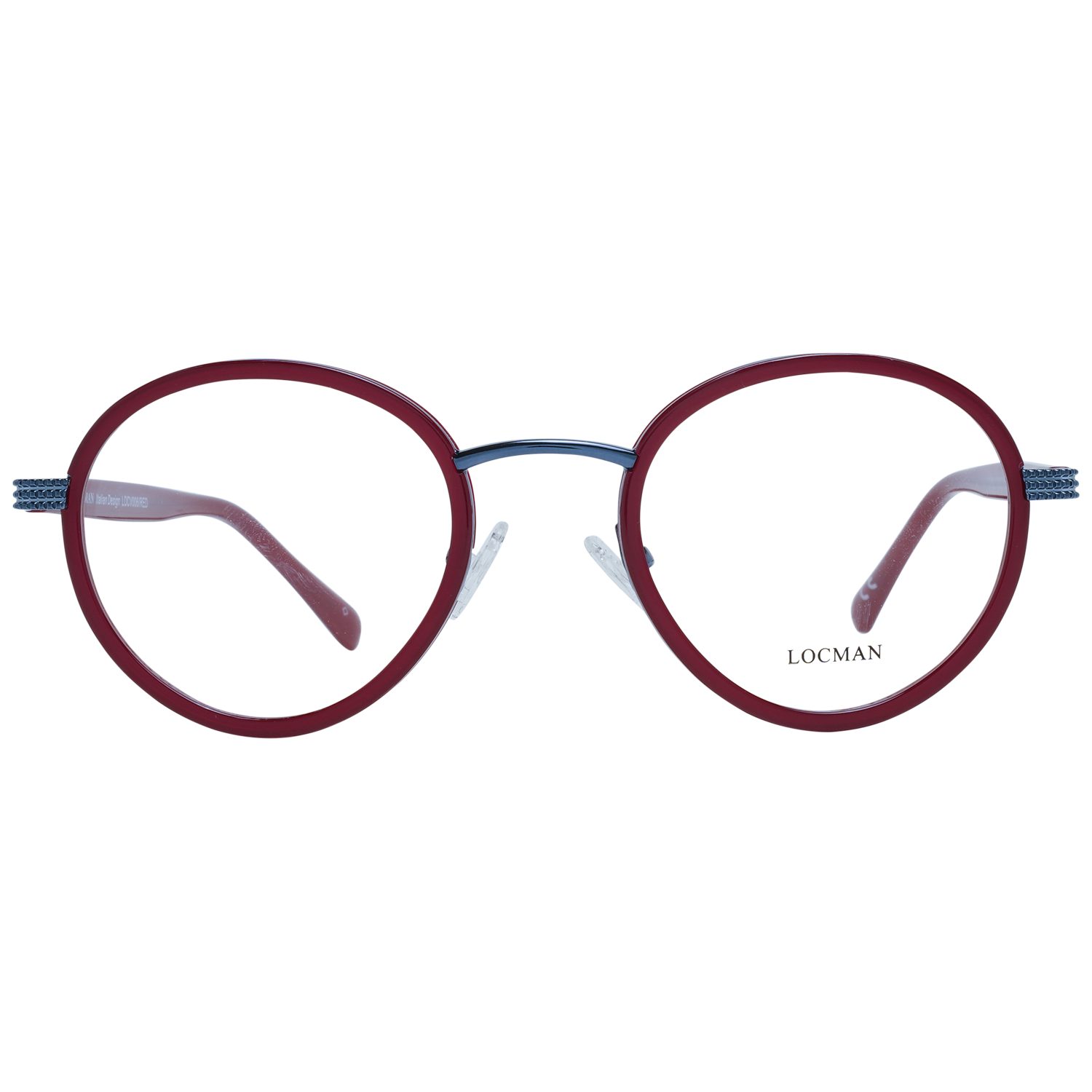 Locman Optical Frames Locman Glasses Frames LOCV006 RED 50 Eyeglasses Eyewear designer