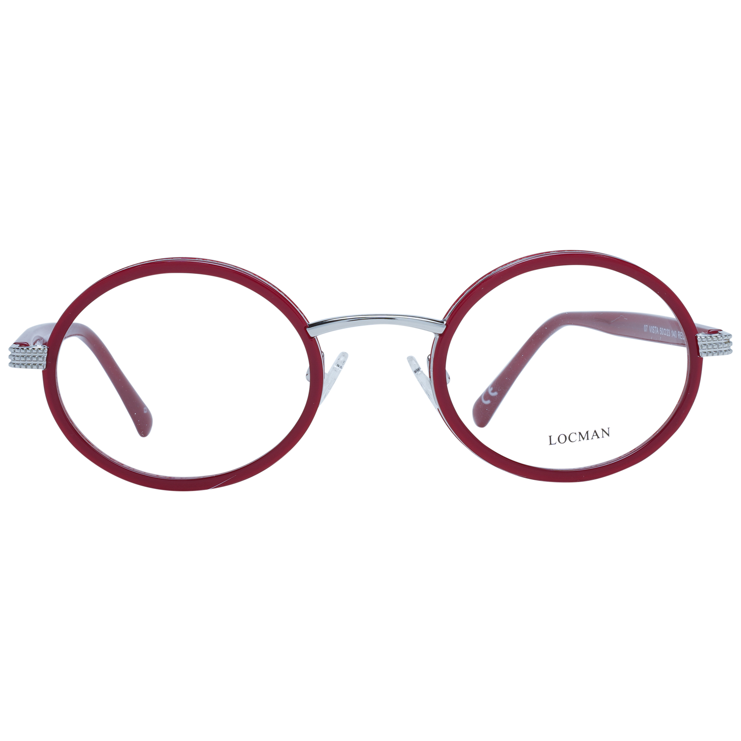 Locman Optical Frames Locman Glasses Frames LOCV007 RED 50 Eyeglasses Eyewear designer