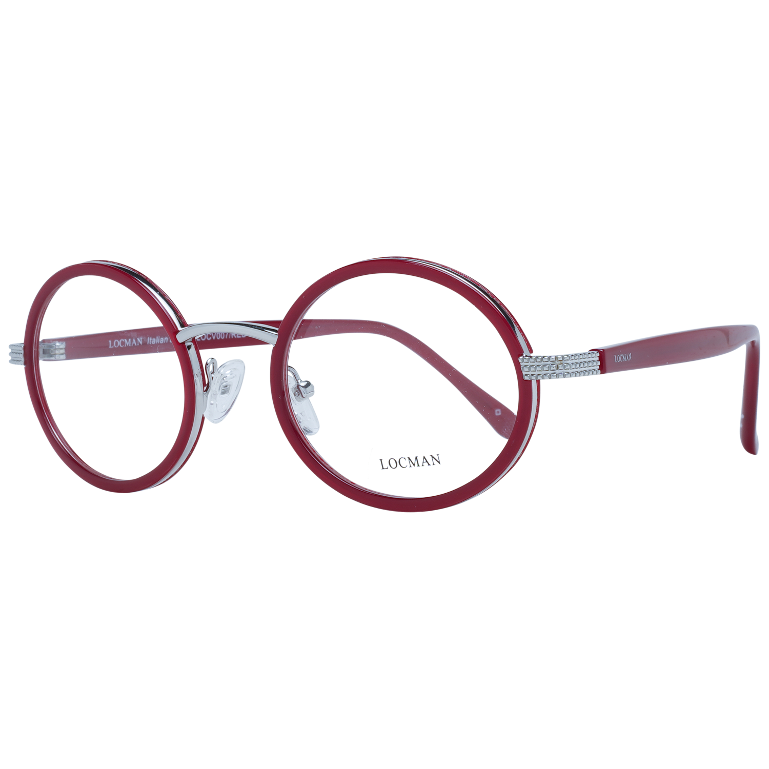 Locman Optical Frames Locman Glasses Frames LOCV007 RED 50 Eyeglasses Eyewear designer