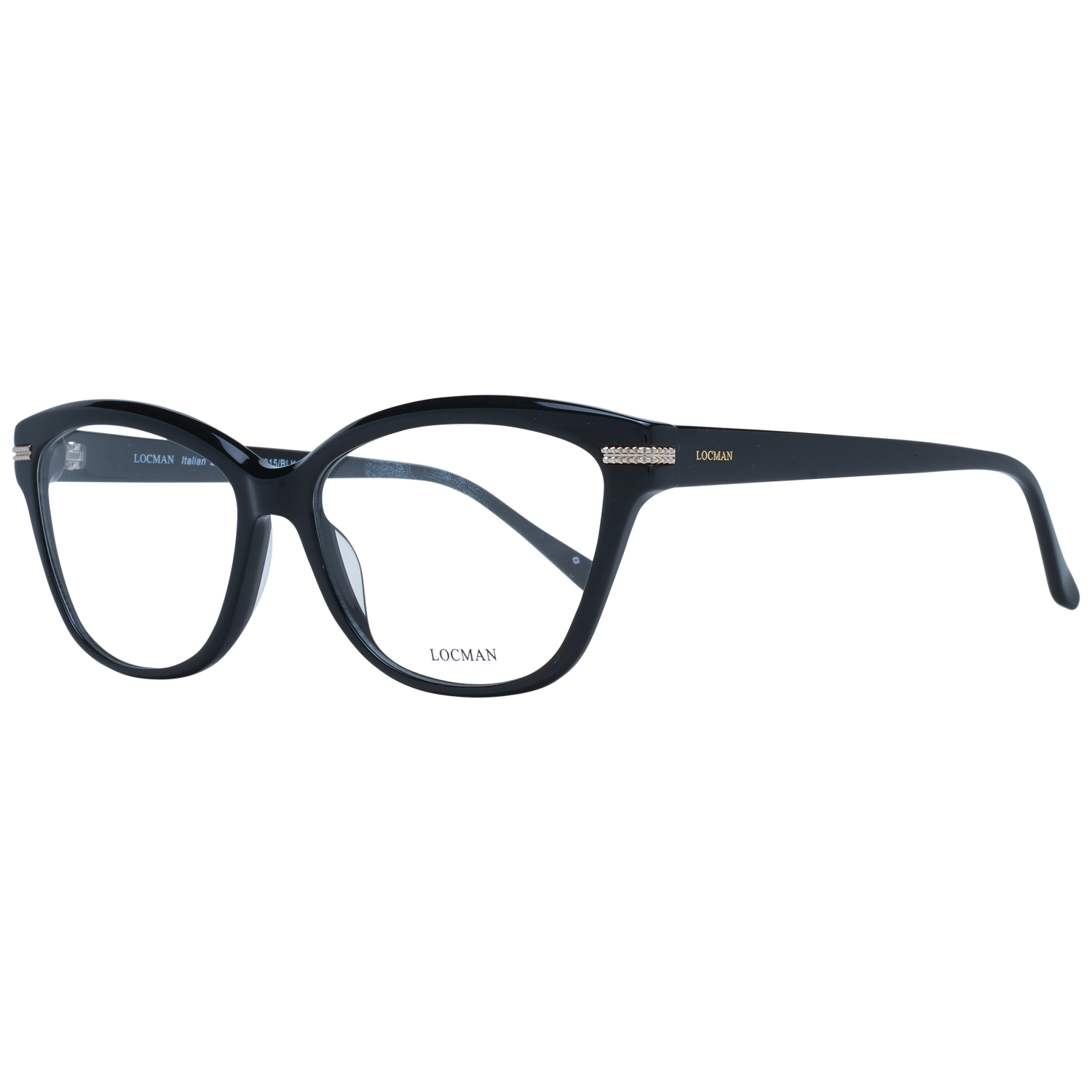 Locman Optical Frames Locman Glasses Frames LOCV015 BLK 56 Eyeglasses Eyewear designer