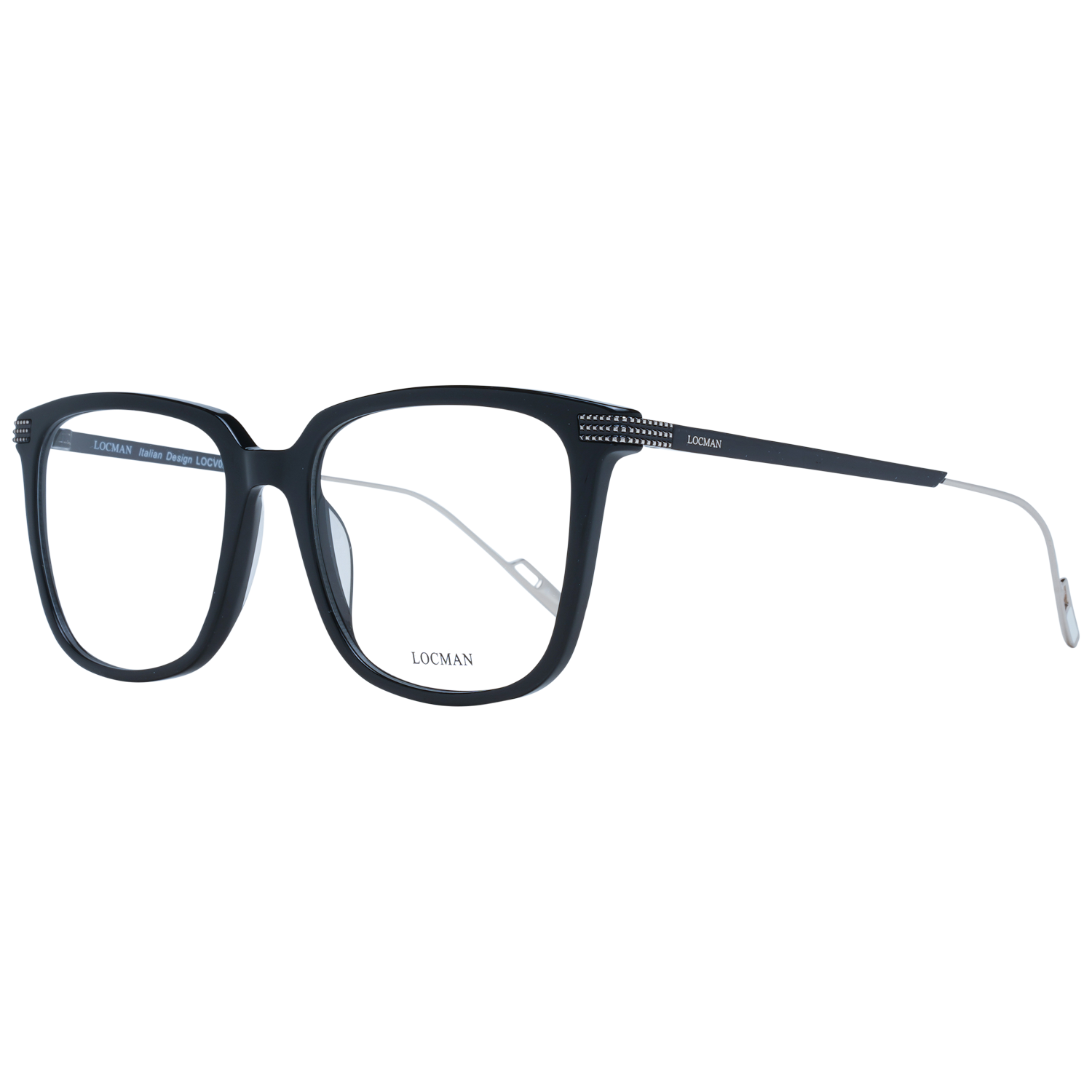 Locman Optical Frames Locman Glasses Frames LOCV020 BLK 55 Eyeglasses Eyewear designer