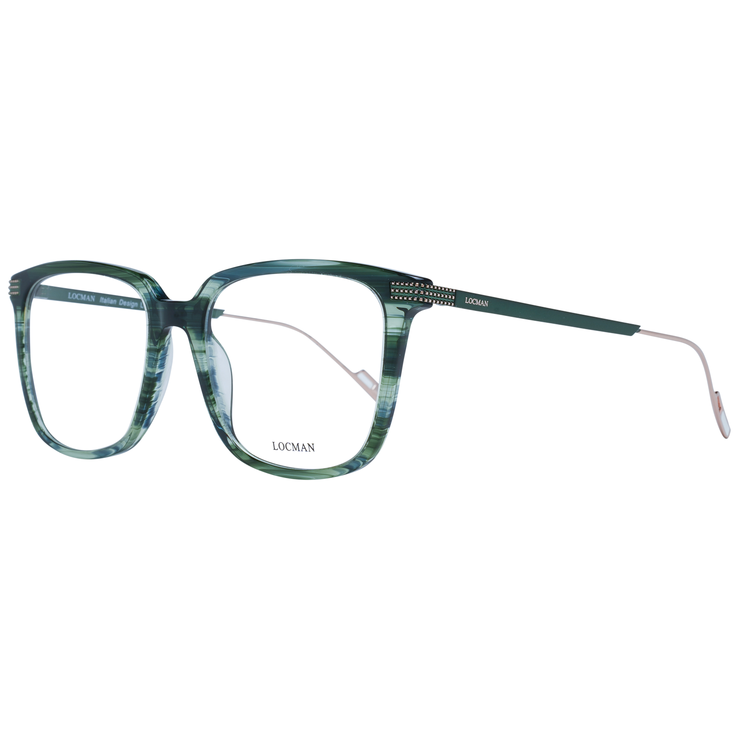 Locman Optical Frames Locman Glasses Frames LOCV020 GRN 55 Eyeglasses Eyewear designer