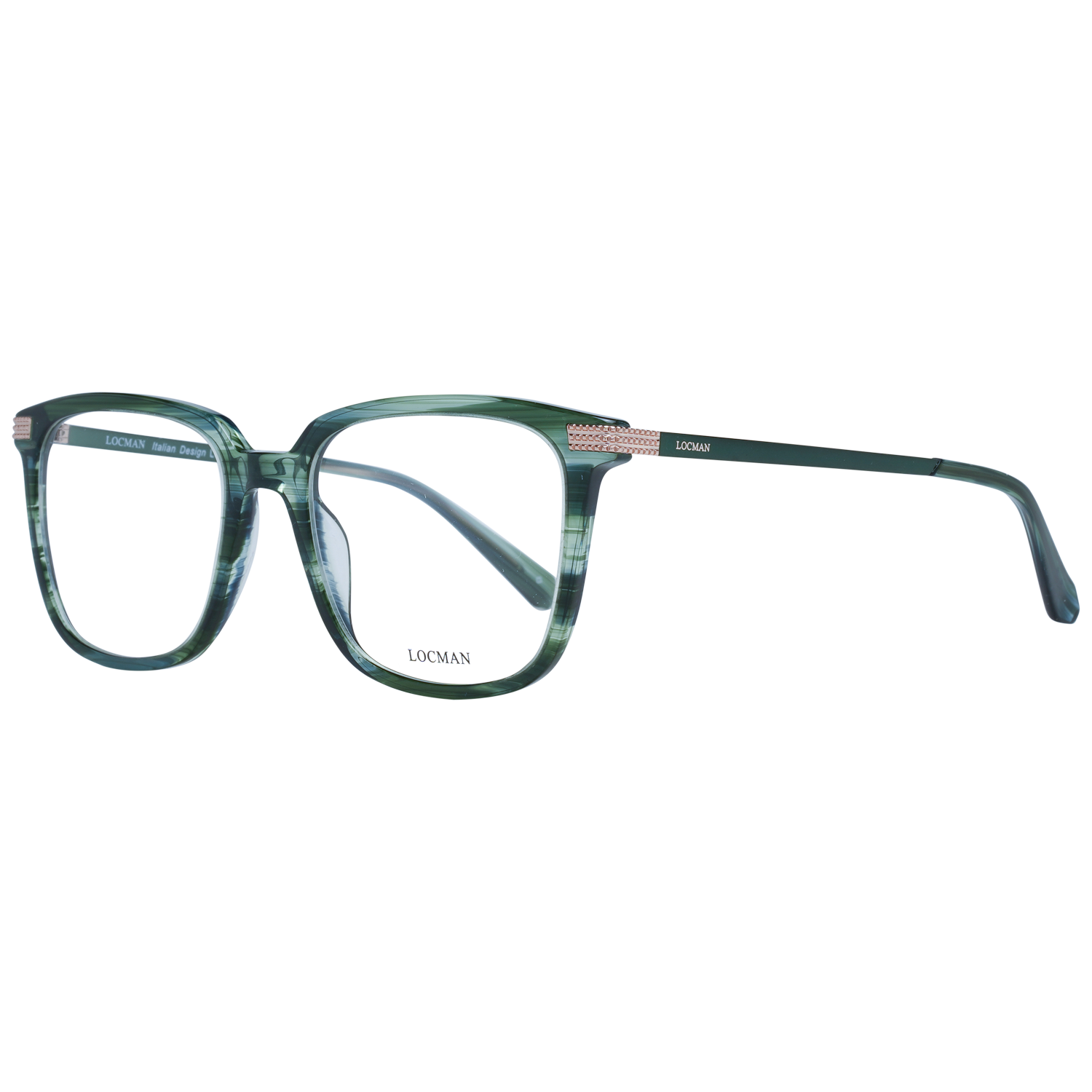 Locman Optical Frames Locman Glasses Frames LOCV020S GRN 53 Eyeglasses Eyewear designer