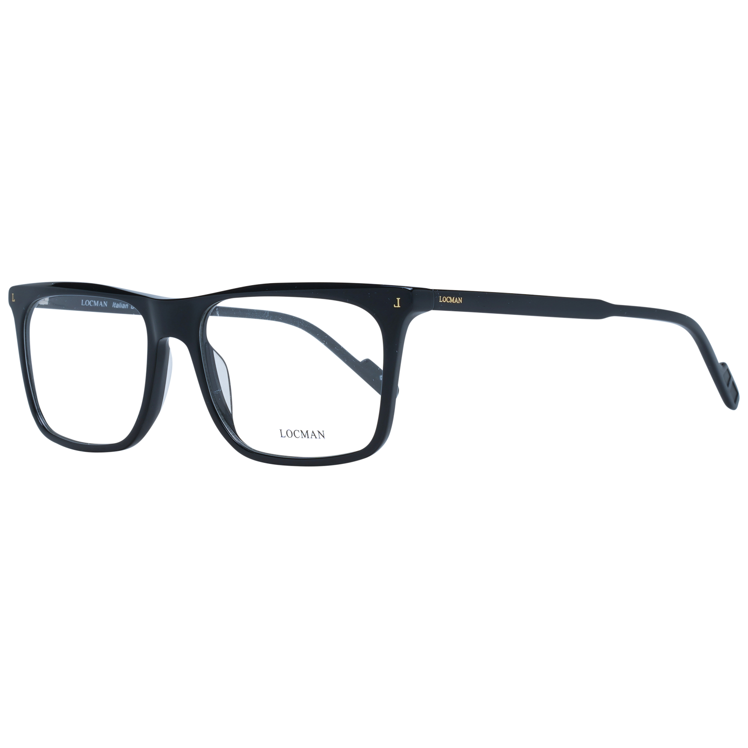 Locman Optical Frames Locman Glasses Frames LOCV032 BLK 53 Eyeglasses Eyewear designer